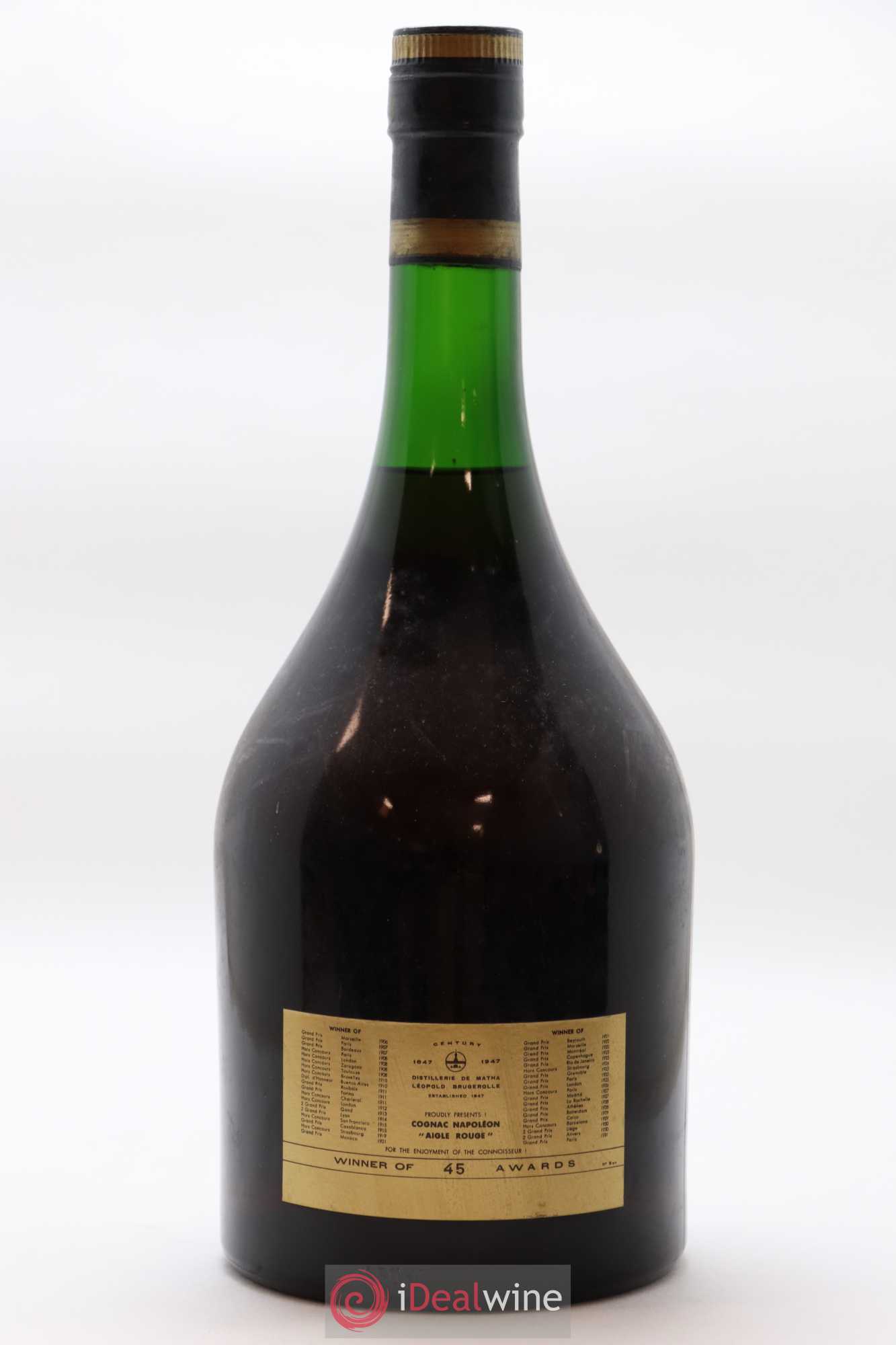 Cognac Napoleon N Imperial Aigle Rouge Leopold Brugerolle - Lot of 1 magnum - 1