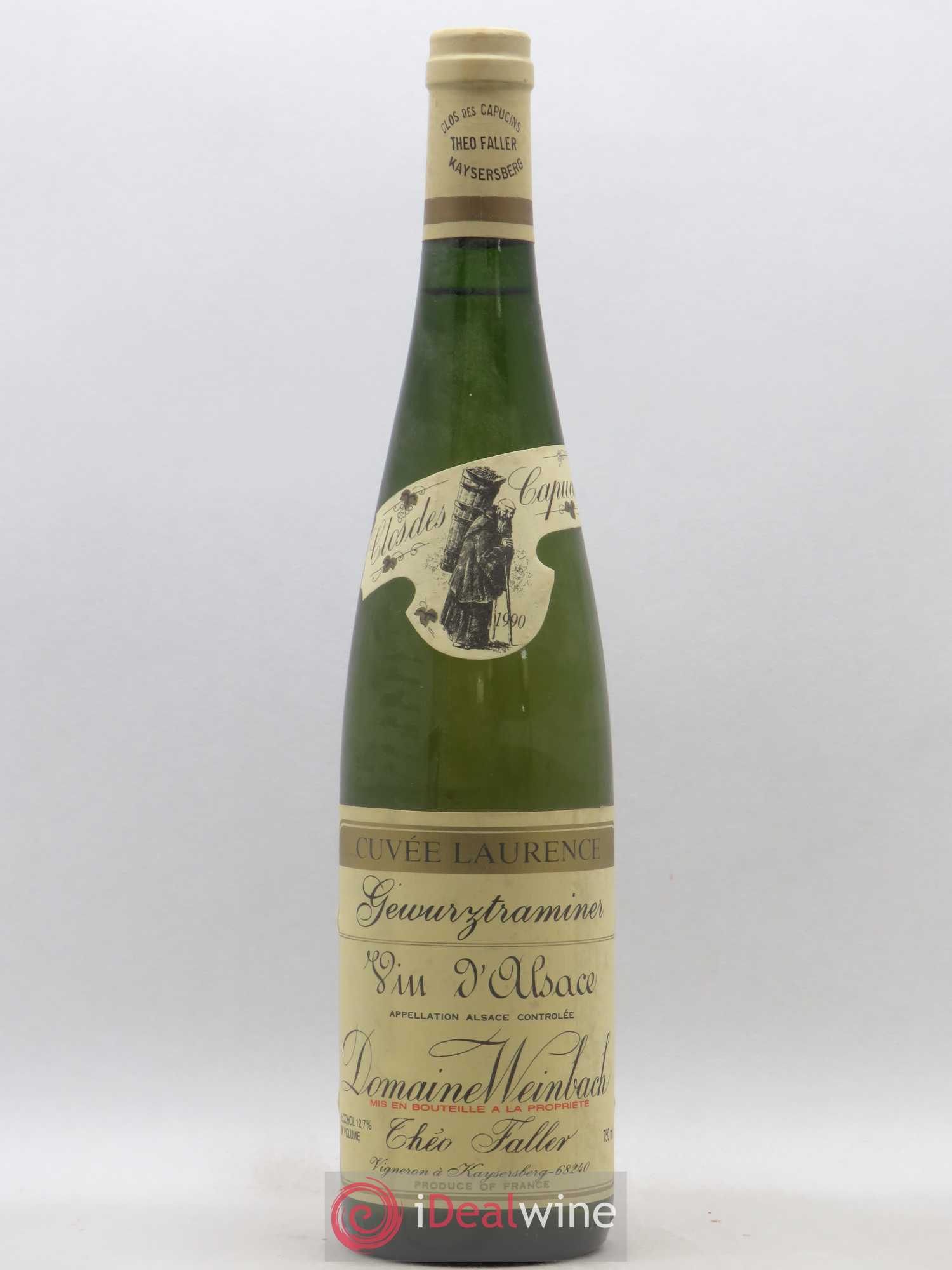 Alsace Gewurztraminer Cuvée Laurence Weinbach (Domaine) 1990 - Lot de 1 bouteille - 0