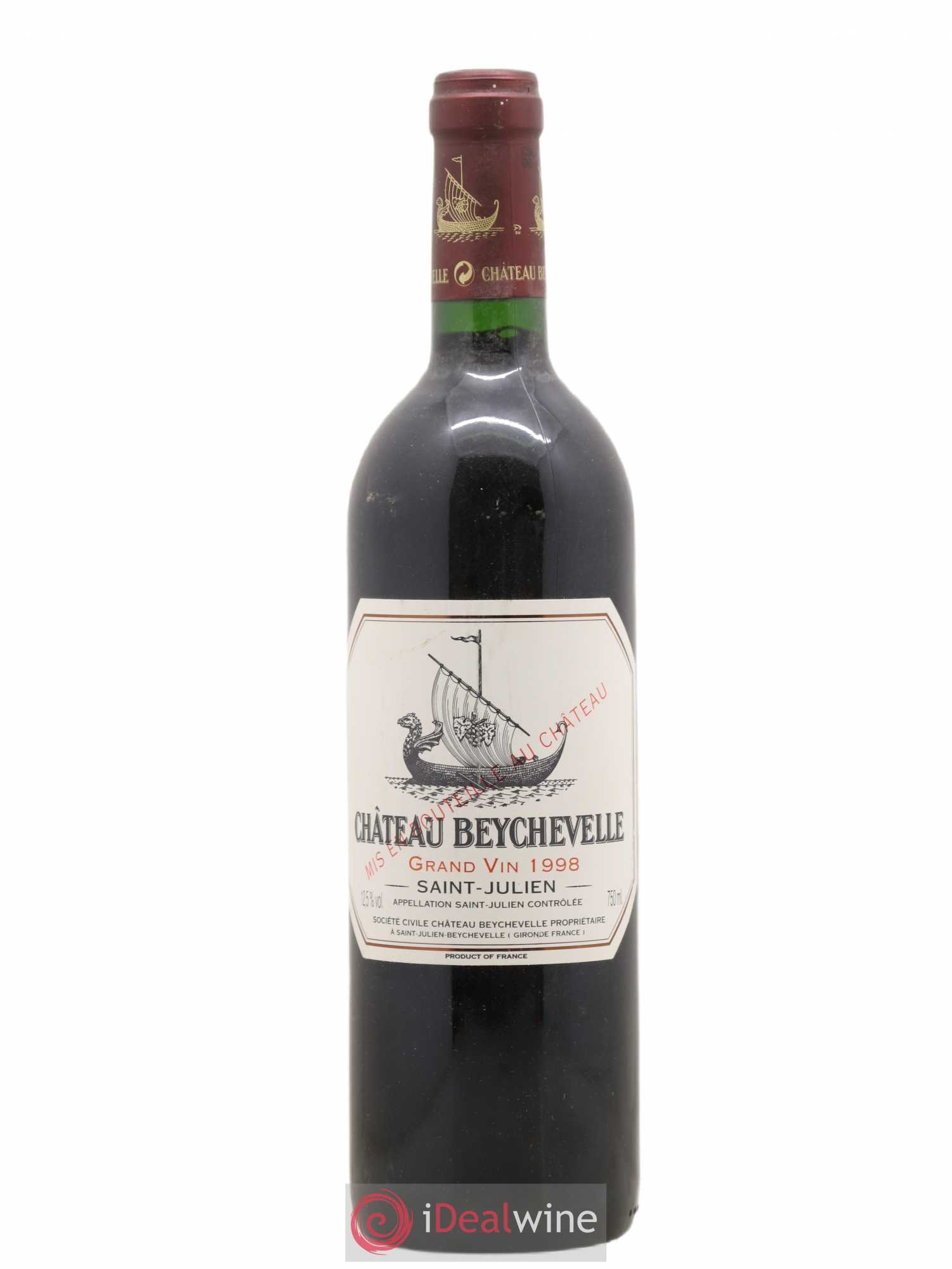Château Beychevelle 4ème Grand Cru Classé 1998 - Lot de 1 bouteille - 0