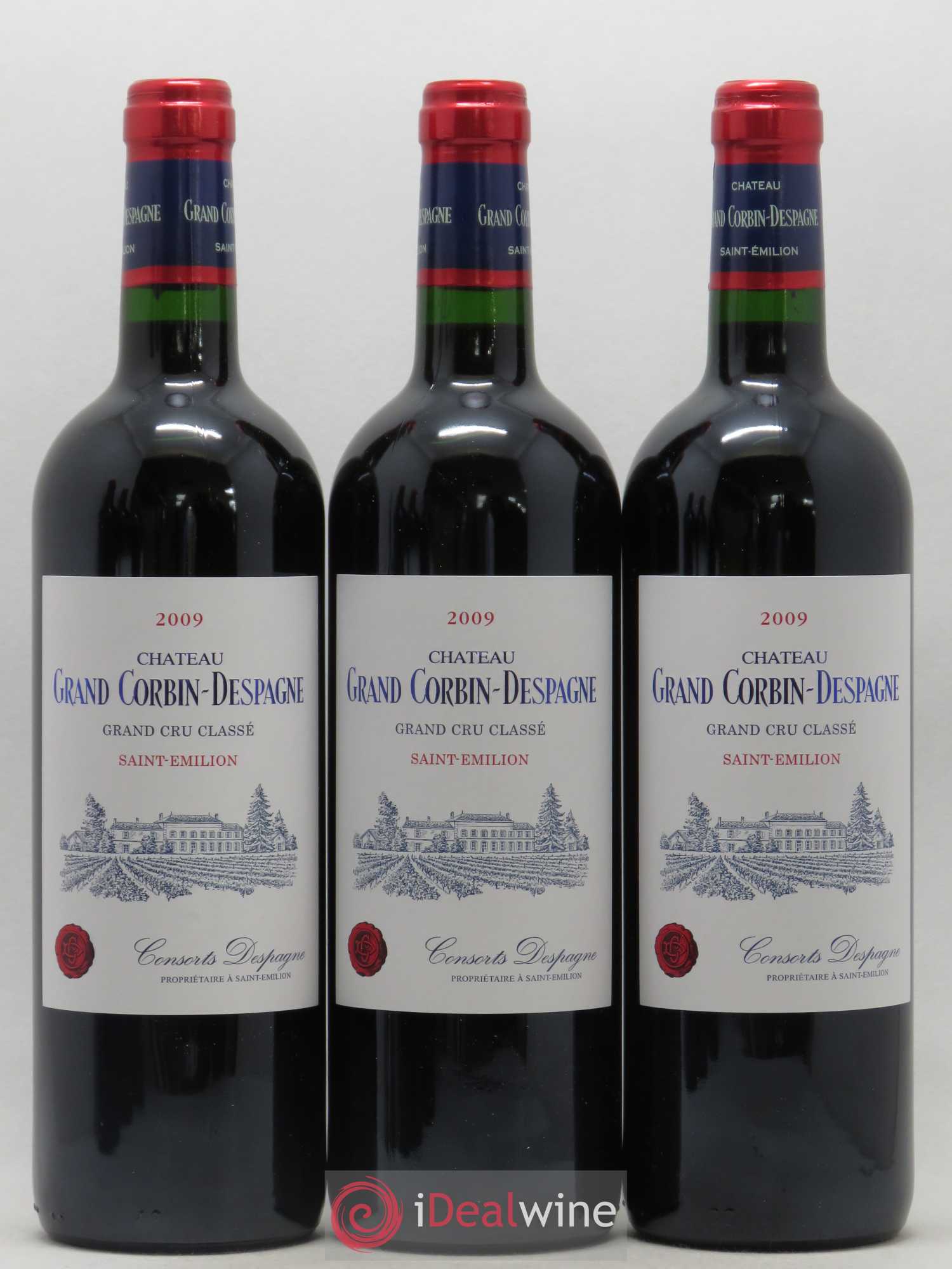 Château Grand Corbin Despagne Grand Cru Classé 2009 - Lot de 12 bouteilles - 2