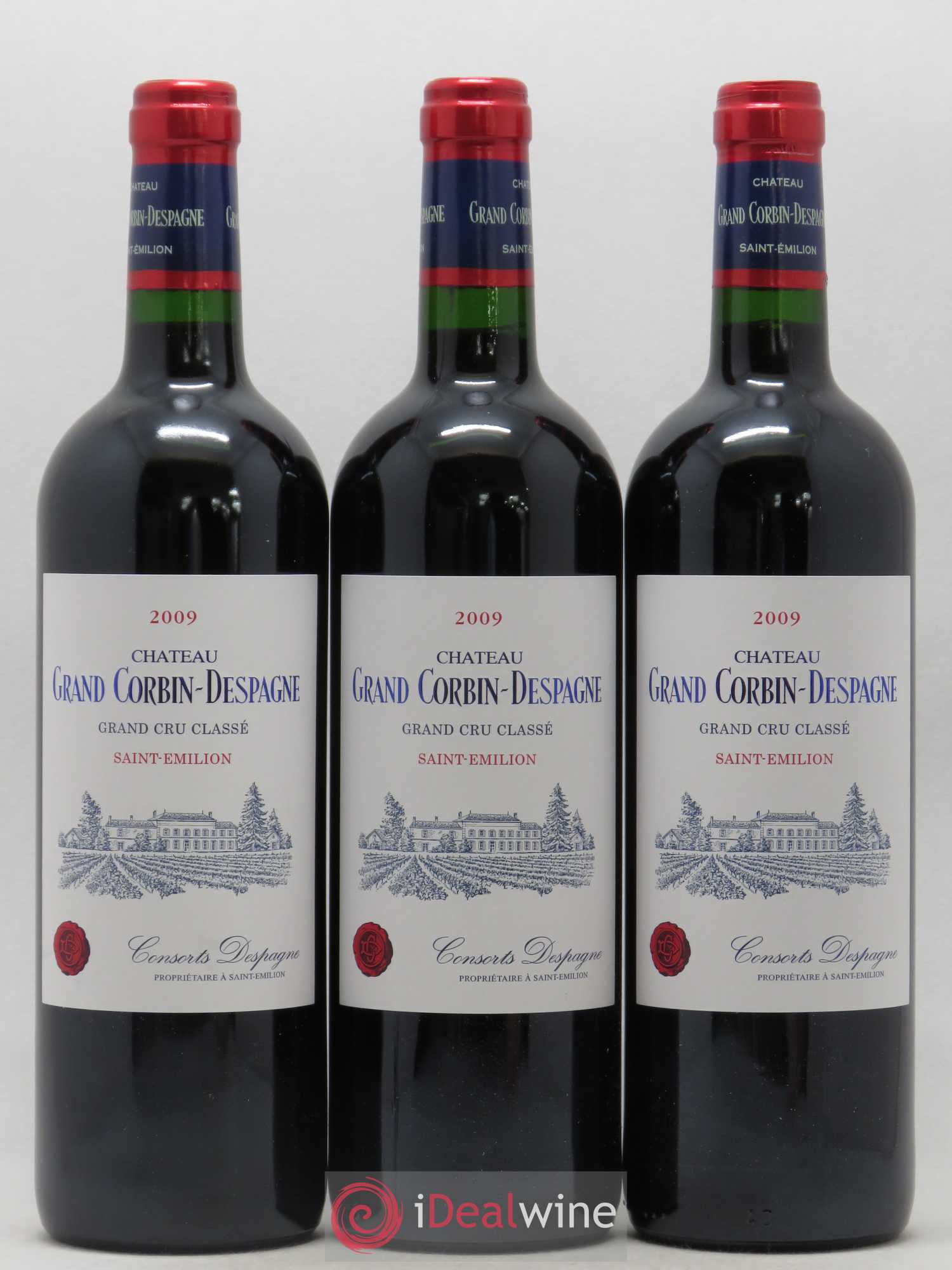 Château Grand Corbin Despagne Grand Cru Classé 2009 - Lot de 12 bouteilles - 3