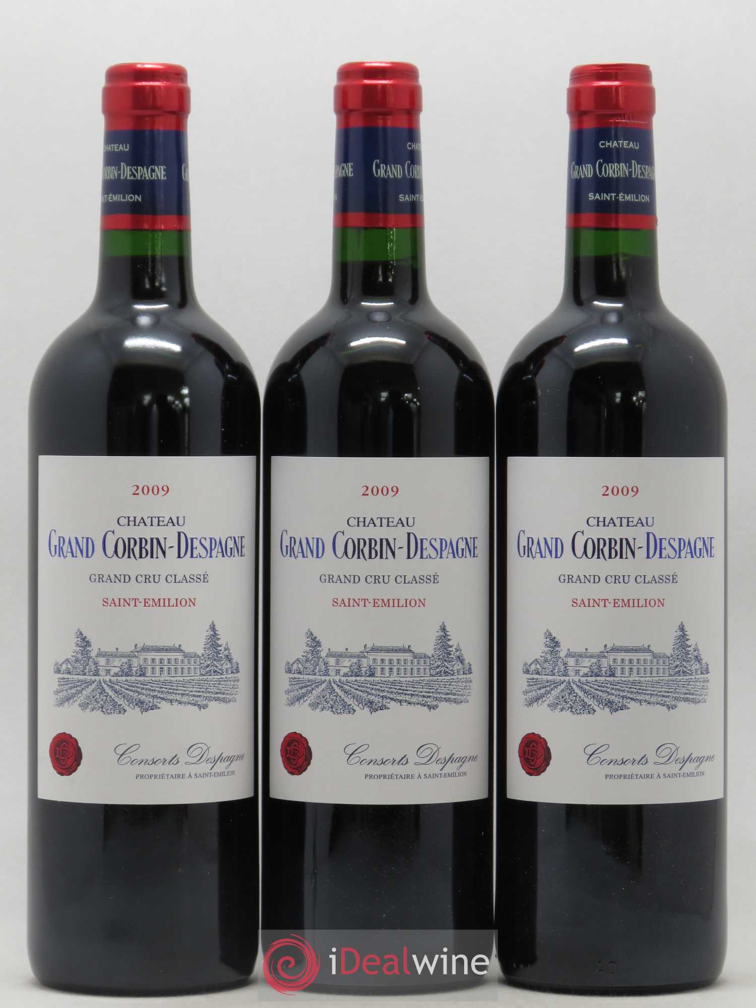 Château Grand Corbin Despagne Grand Cru Classé 2009 - Lot de 12 bouteilles - 4