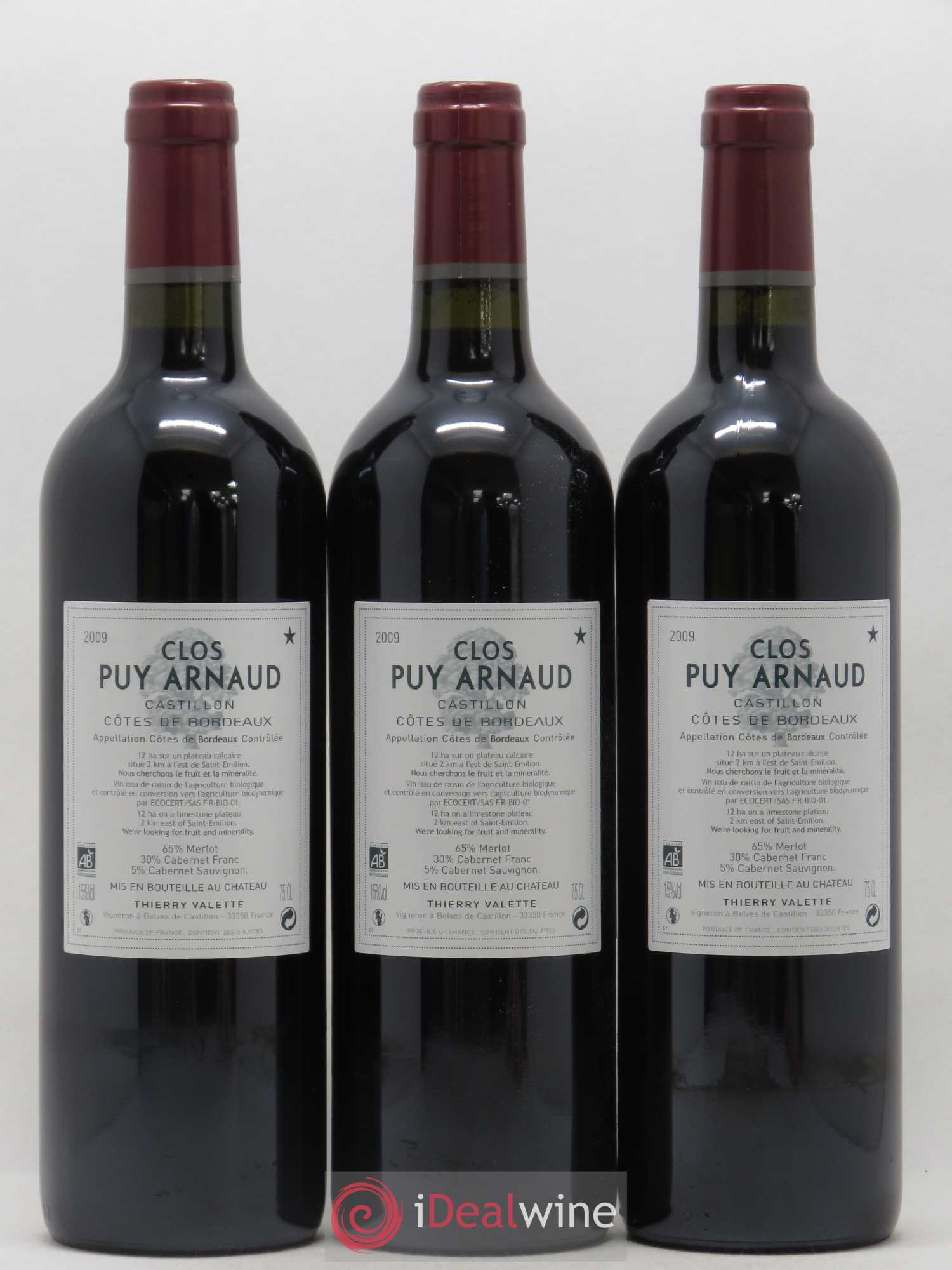 Clos Puy Arnaud 2009 - Lot de 12 bouteilles - 6