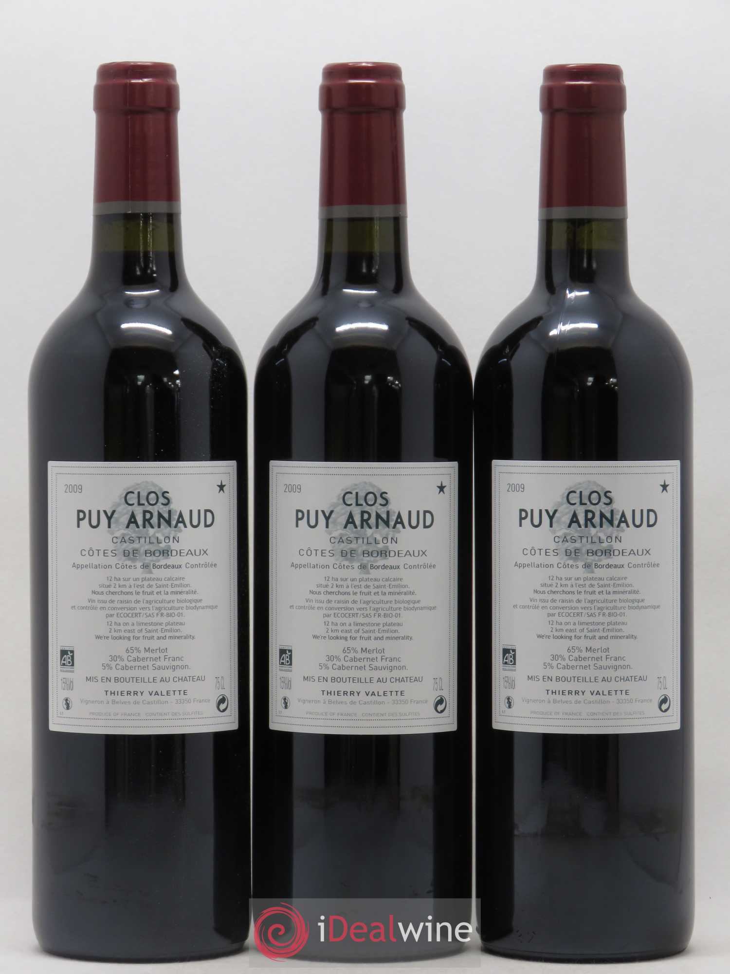 Clos Puy Arnaud 2009 - Lot de 12 bouteilles - 8