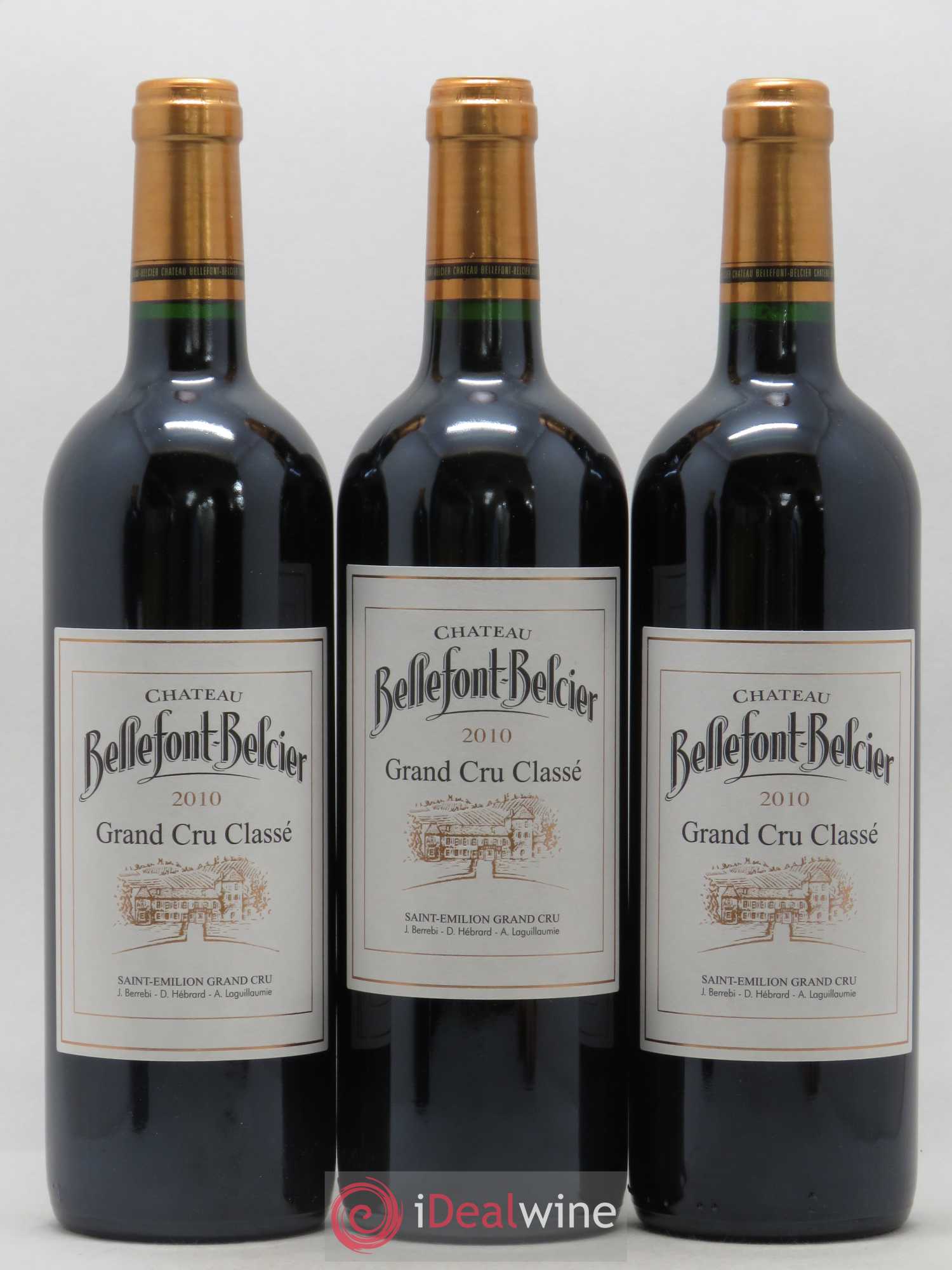 Château Bellefont-Belcier Grand Cru Classé 2010 - Lot de 12 bouteilles - 1