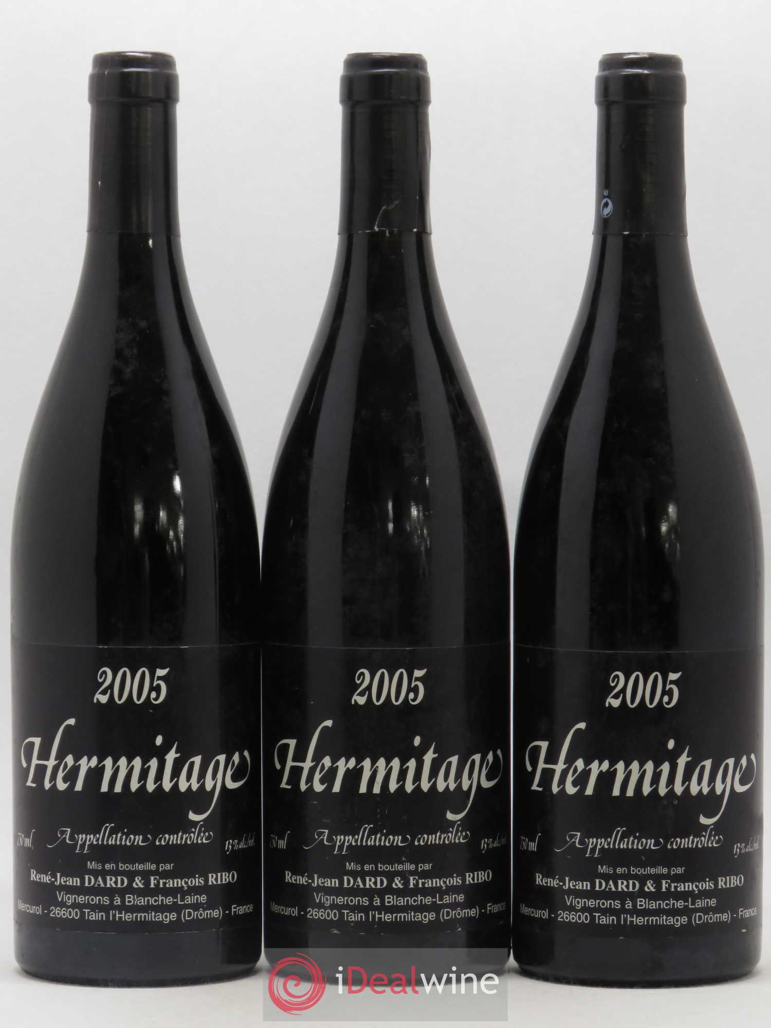 Hermitage Dard et Ribo (Domaine) 2005 - Lot de 3 bouteilles - 0