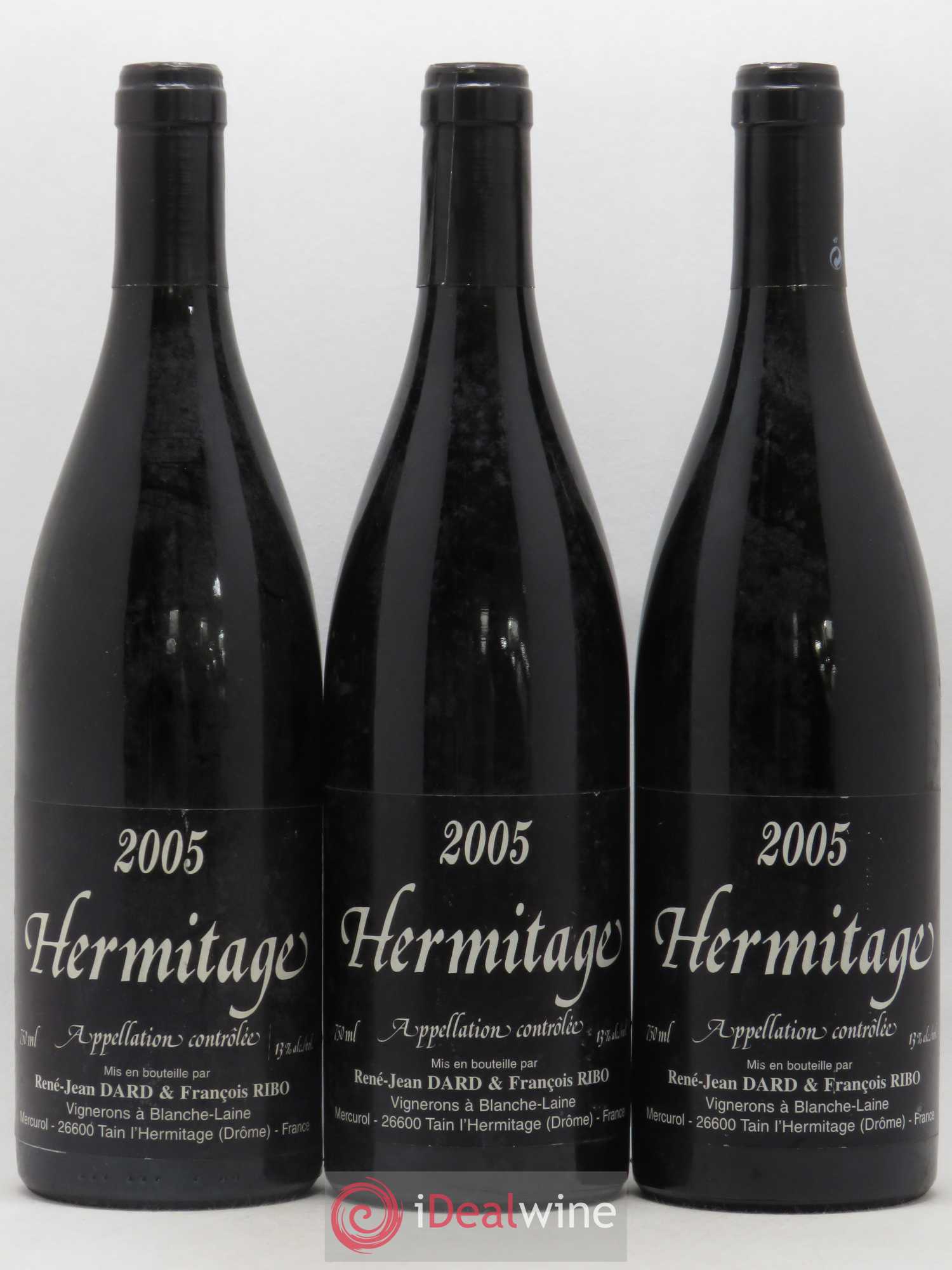 Hermitage Dard et Ribo (Domaine) 2005 - Lot de 3 bouteilles - 0