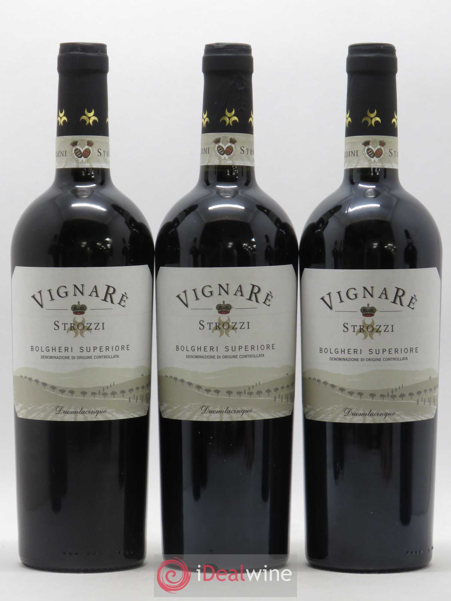 Bolgheri DOC Superiore Guiccardini Strozzi Vignarè (sans prix de réserve) 2005 - Posten von 6 Flaschen - 3