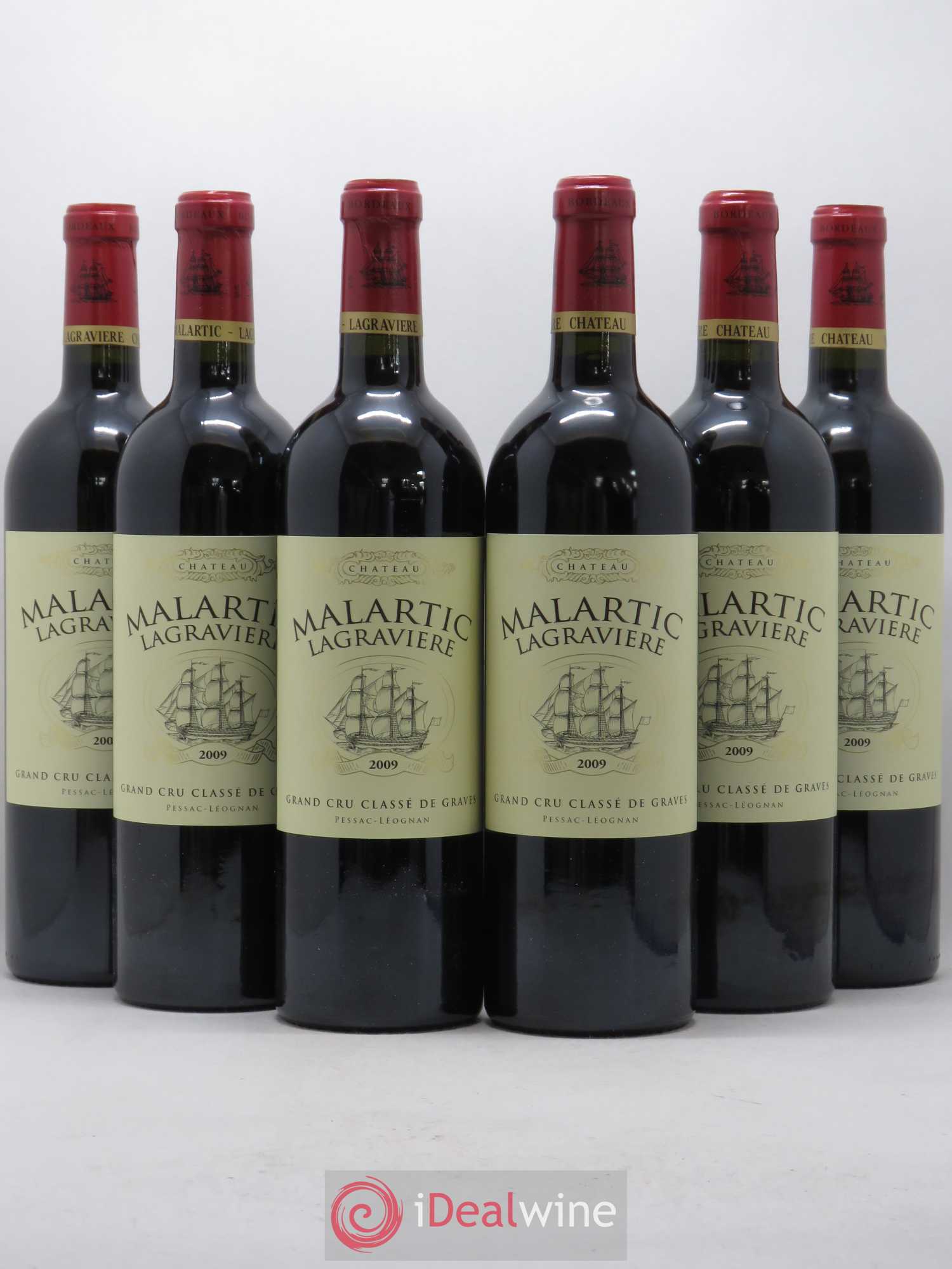 Château Malartic-Lagravière Cru Classé de Graves 2009 - Lot de 6 bouteilles - 0