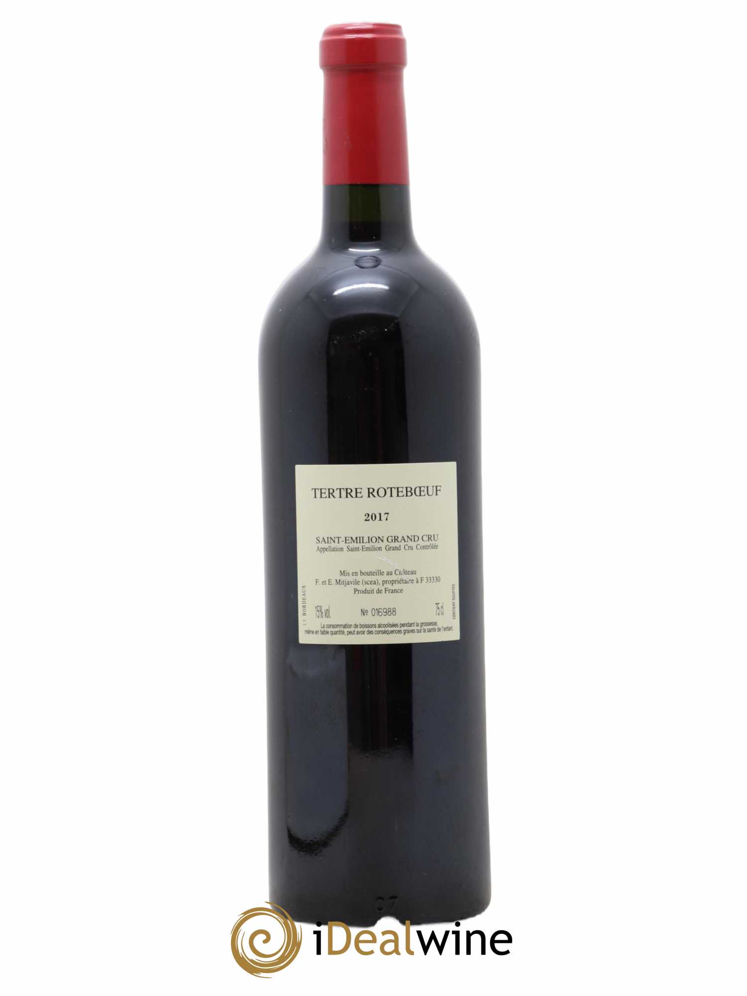 Château Tertre Roteboeuf 2017 - Lot de 1 bouteille - 1