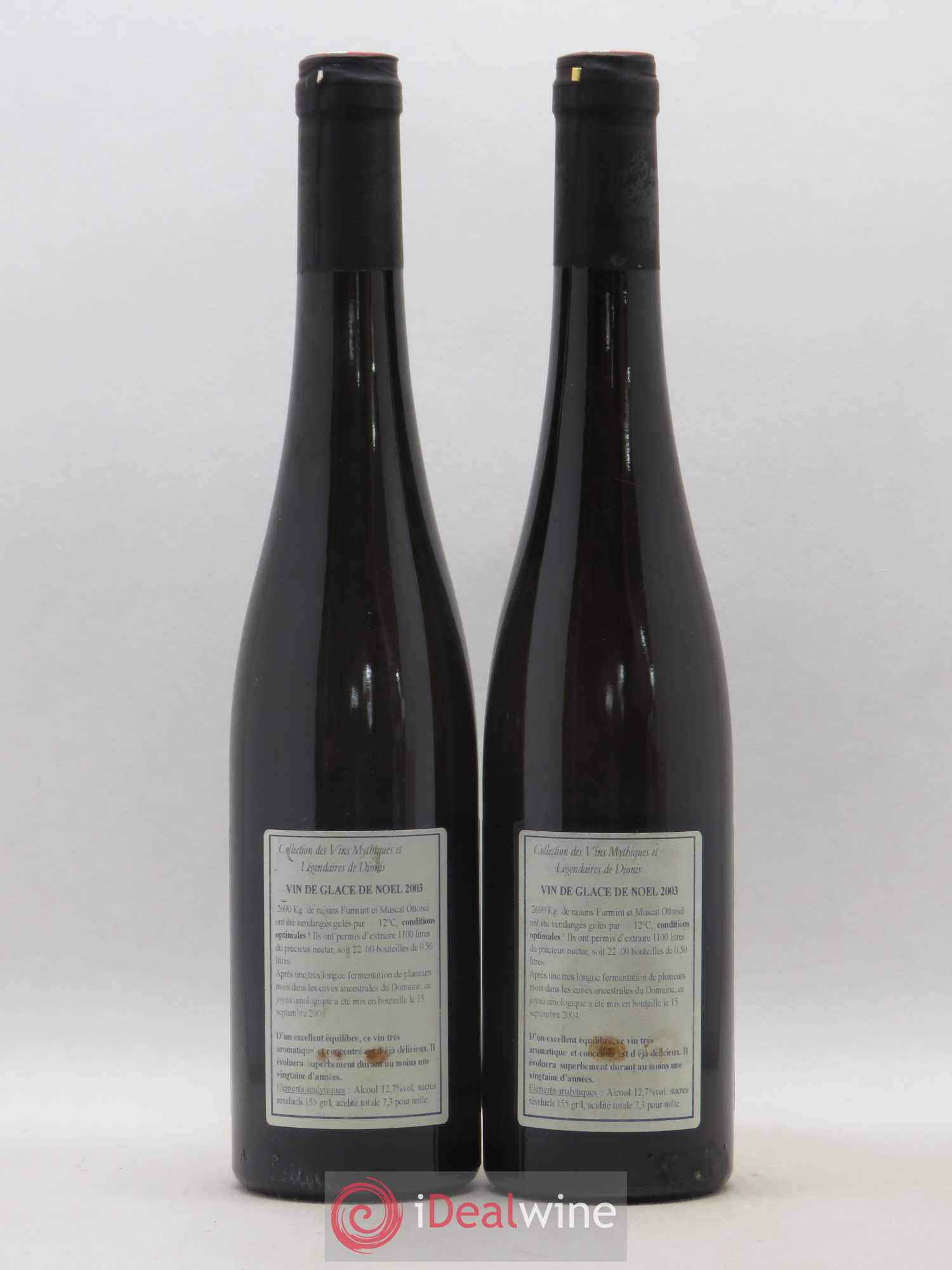 Autriche Ruster Eiswein Süss Weingutshof Landauer 50cl 2003 - Posten von 2 Flaschen - 1