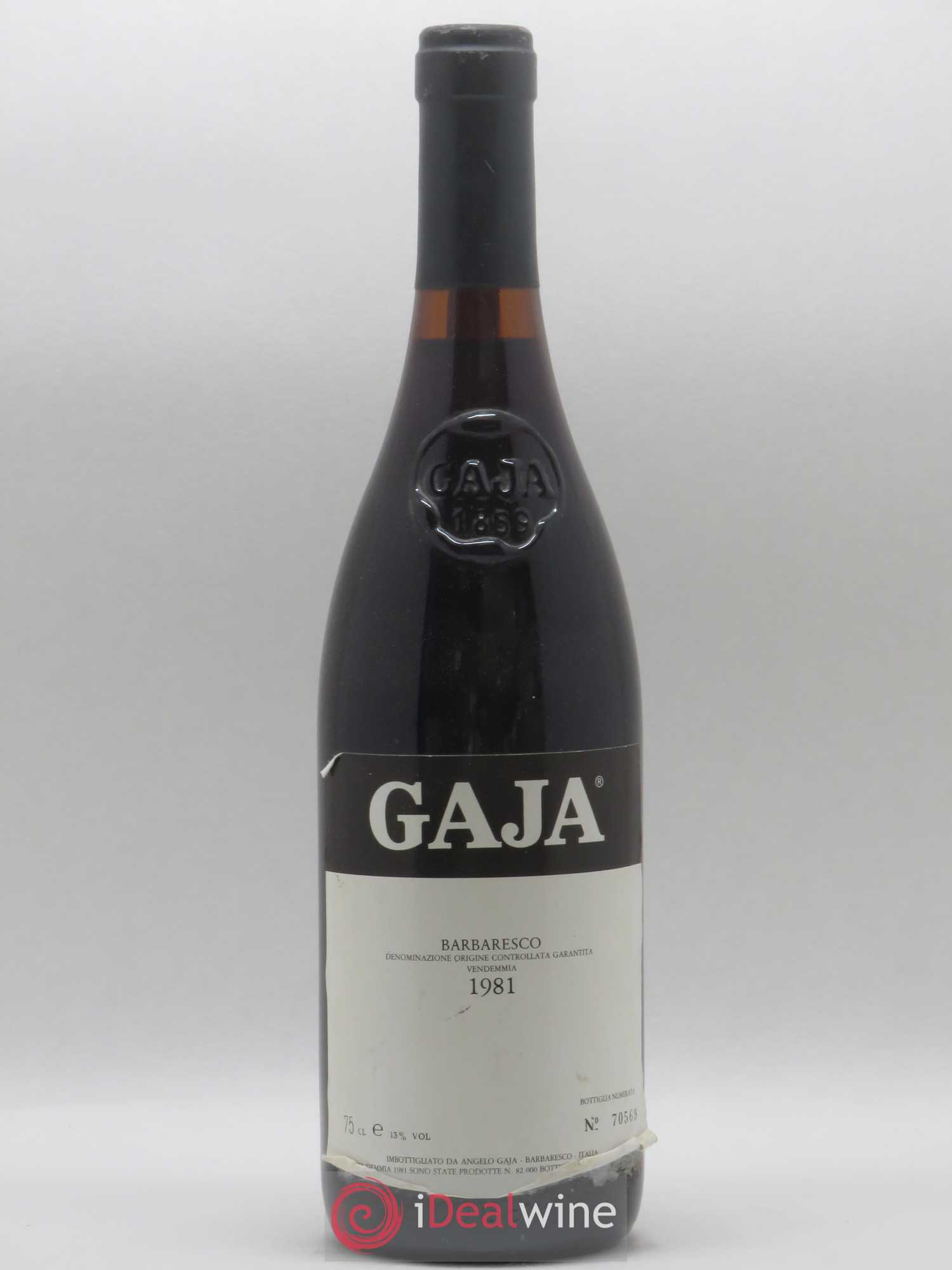 Barbaresco DOCG Angelo Gaja 1981 - Lot de 1 bouteille - 0