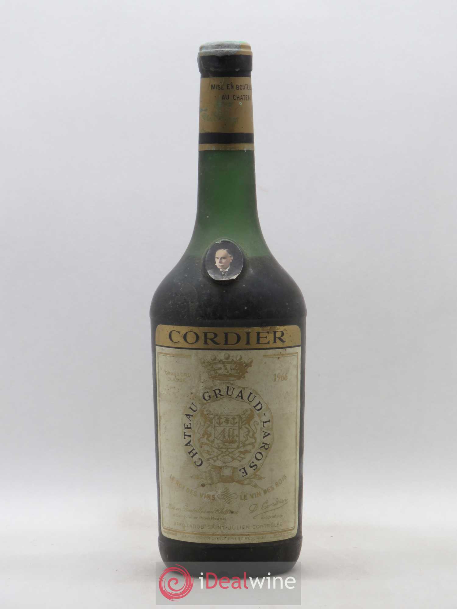 Château Gruaud Larose 2ème Grand Cru Classé 1966 - Lot de 1 bouteille - 0