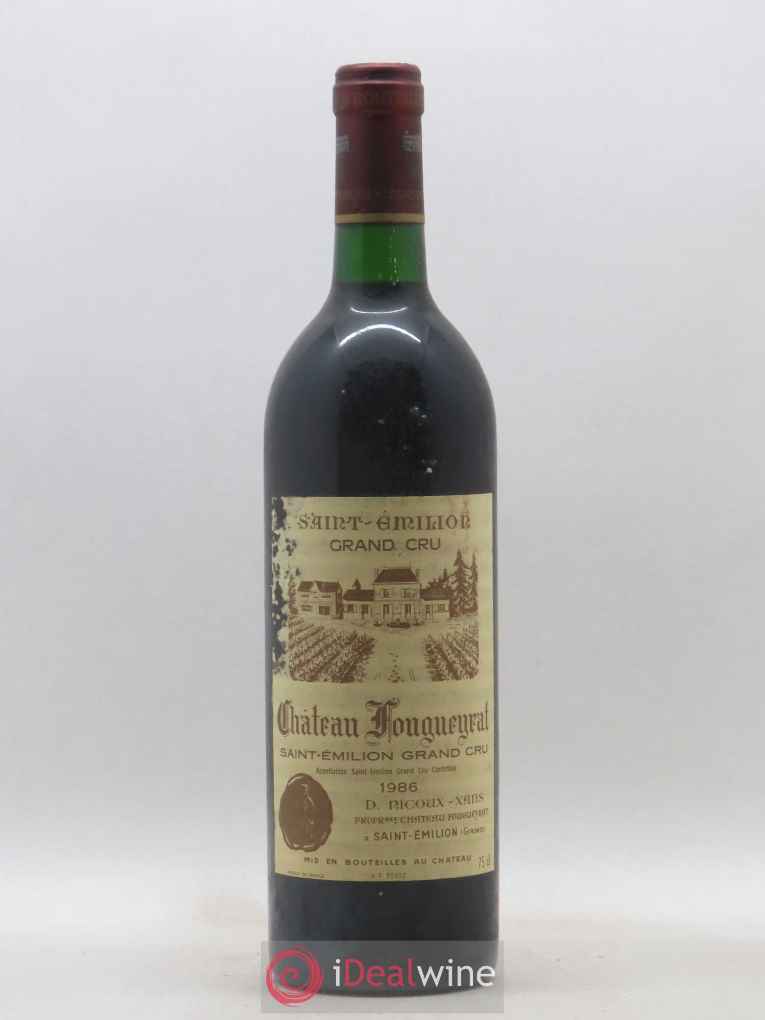 Château Fougueyrat 1986 - Lot de 1 bouteille - 0