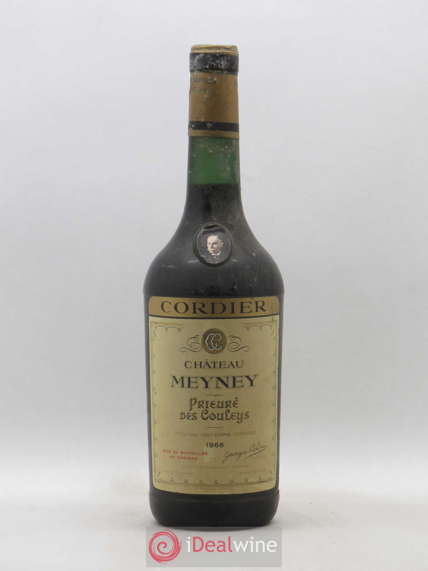 Château Meyney Prieuré des Couleys 1966 - Lot de 1 bouteille - 0