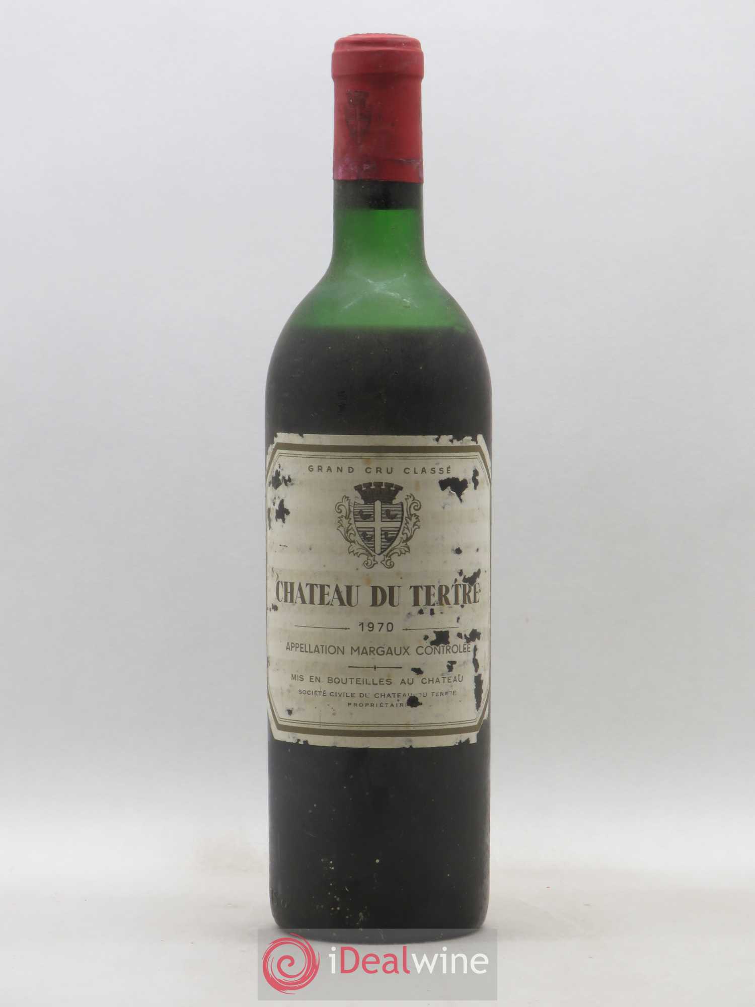 Château du Tertre 5ème Grand Cru Classé 1970 - Lot de 1 bouteille - 0