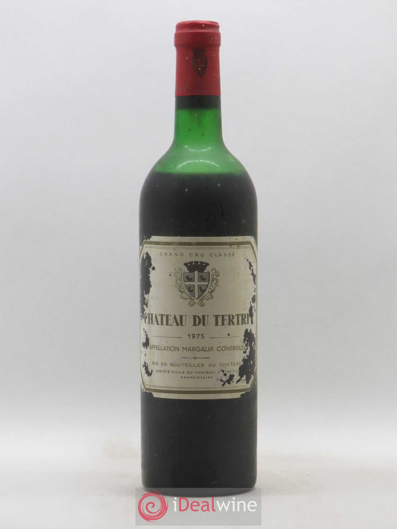 Château du Tertre 5ème Grand Cru Classé 1975 - Lot de 1 bouteille - 0