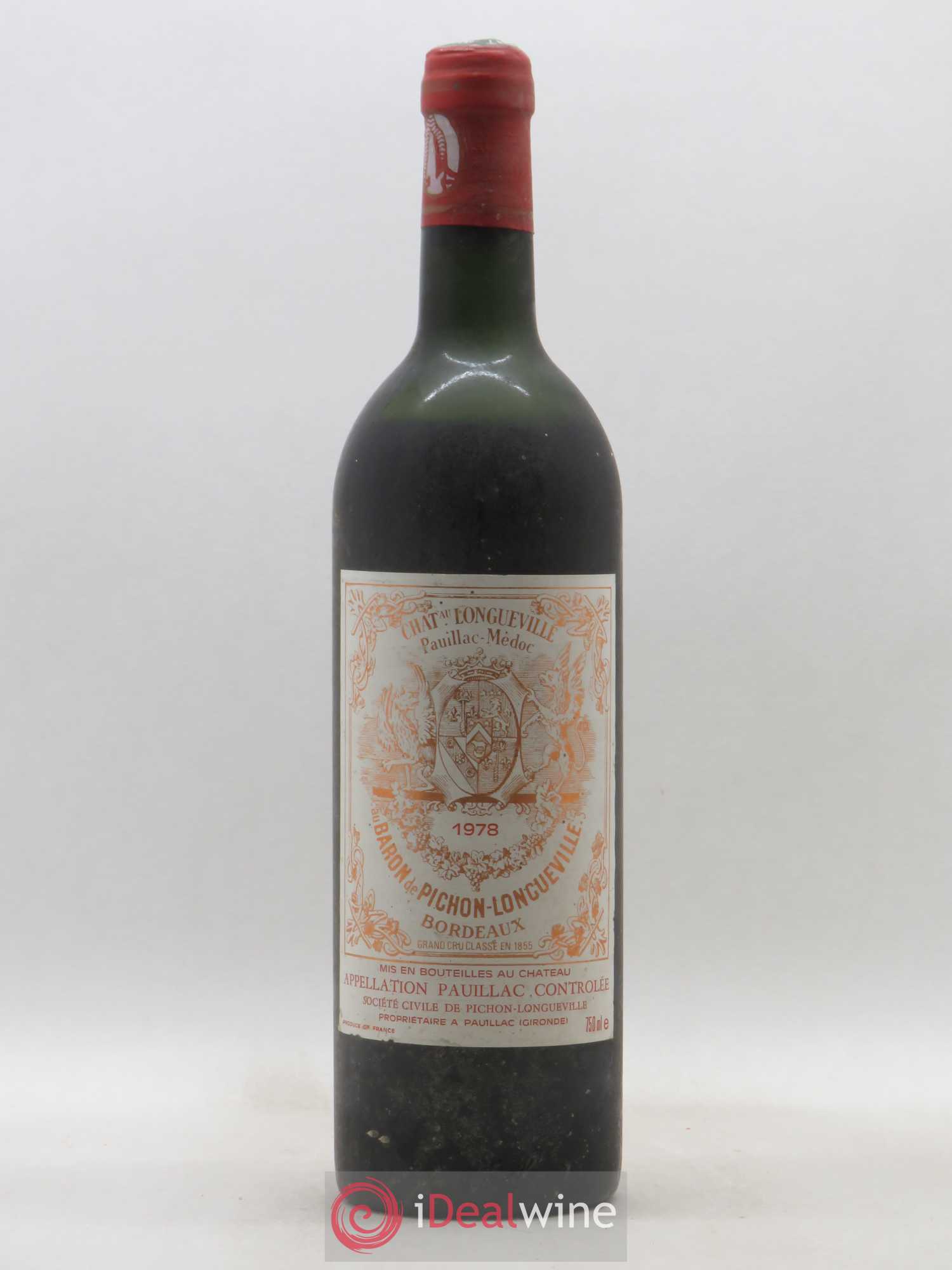 Pichon Longueville Baron 2ème Grand Cru Classé 1978 - Lot de 1 bouteille - 0