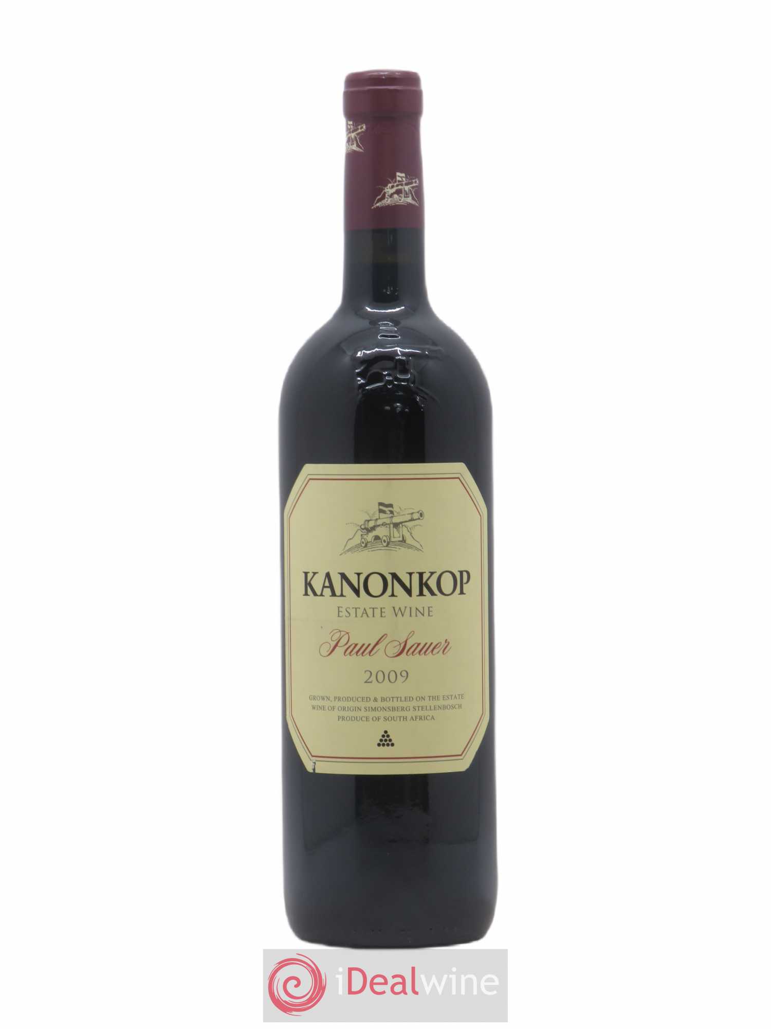 Stellenbosch Kanonkop Paul Sauer (sans prix de réserve) 2009 - Lot de 1 bouteille - 0