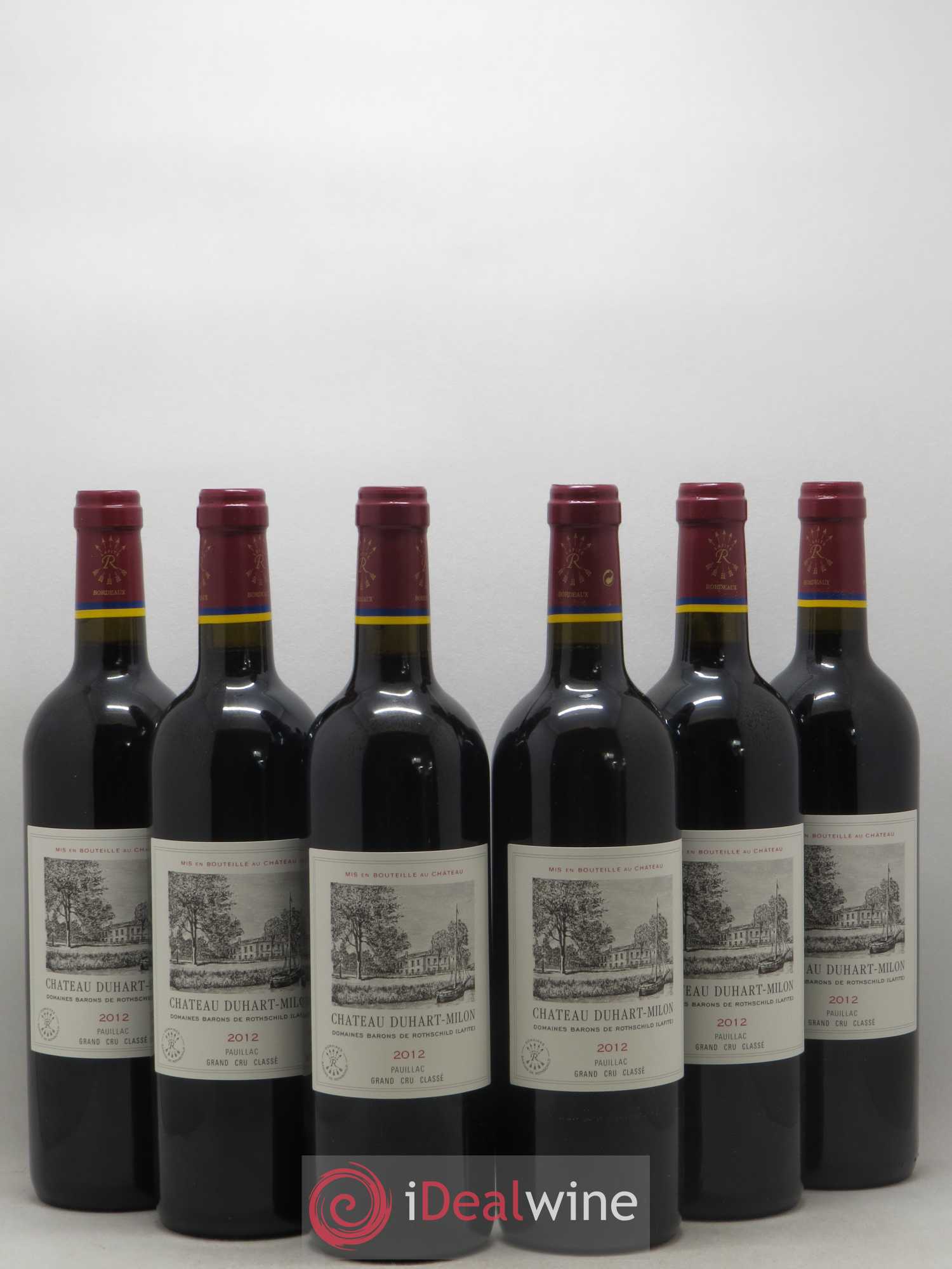Château Duhart-Milon 4ème Grand Cru Classé 2012 - Lot de 6 bouteilles - 0