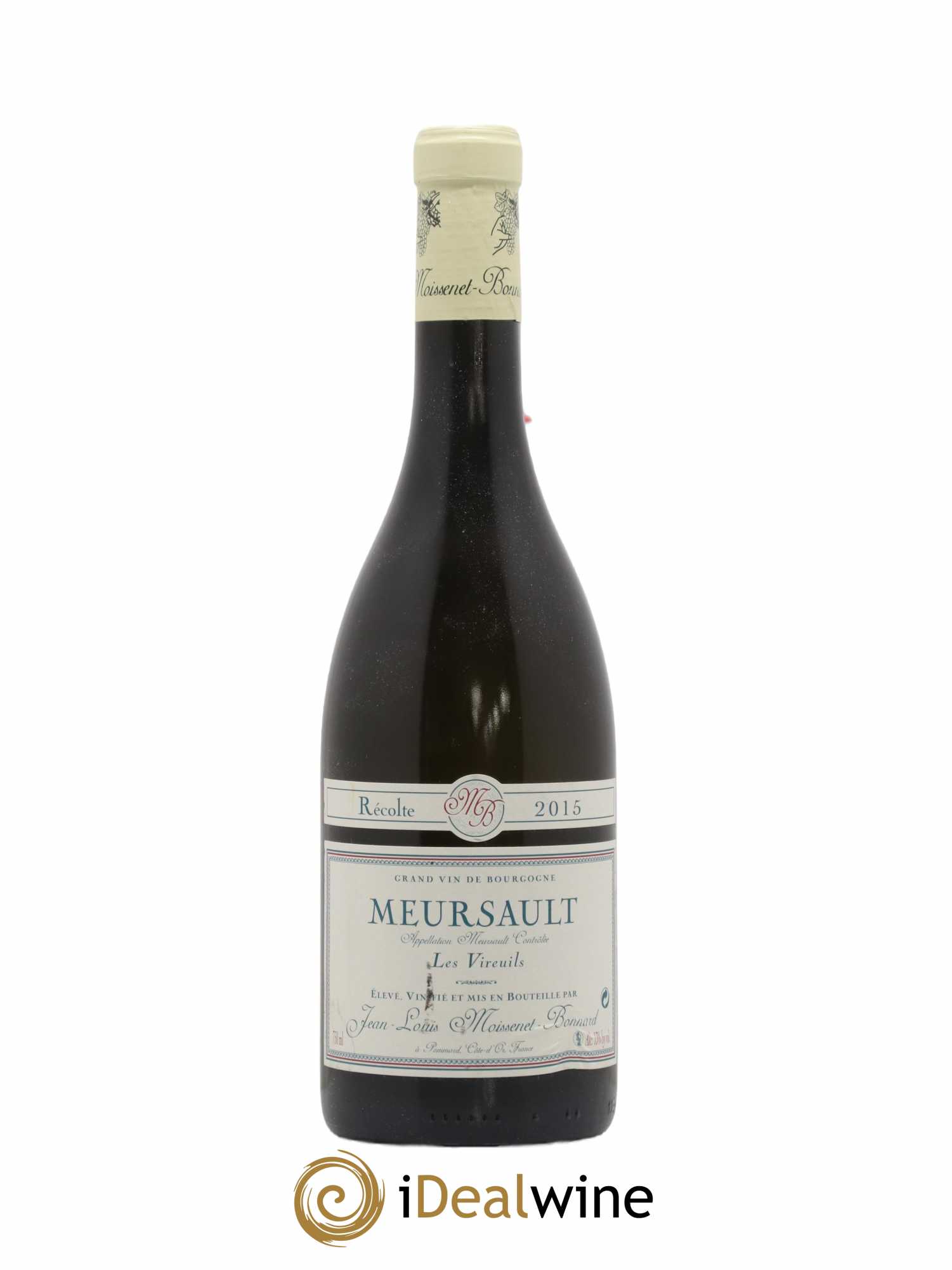 Meursault Les Vireuils Jean Louis Moissenet Bonnard 2015 - Posten von 1 Flasche - 0