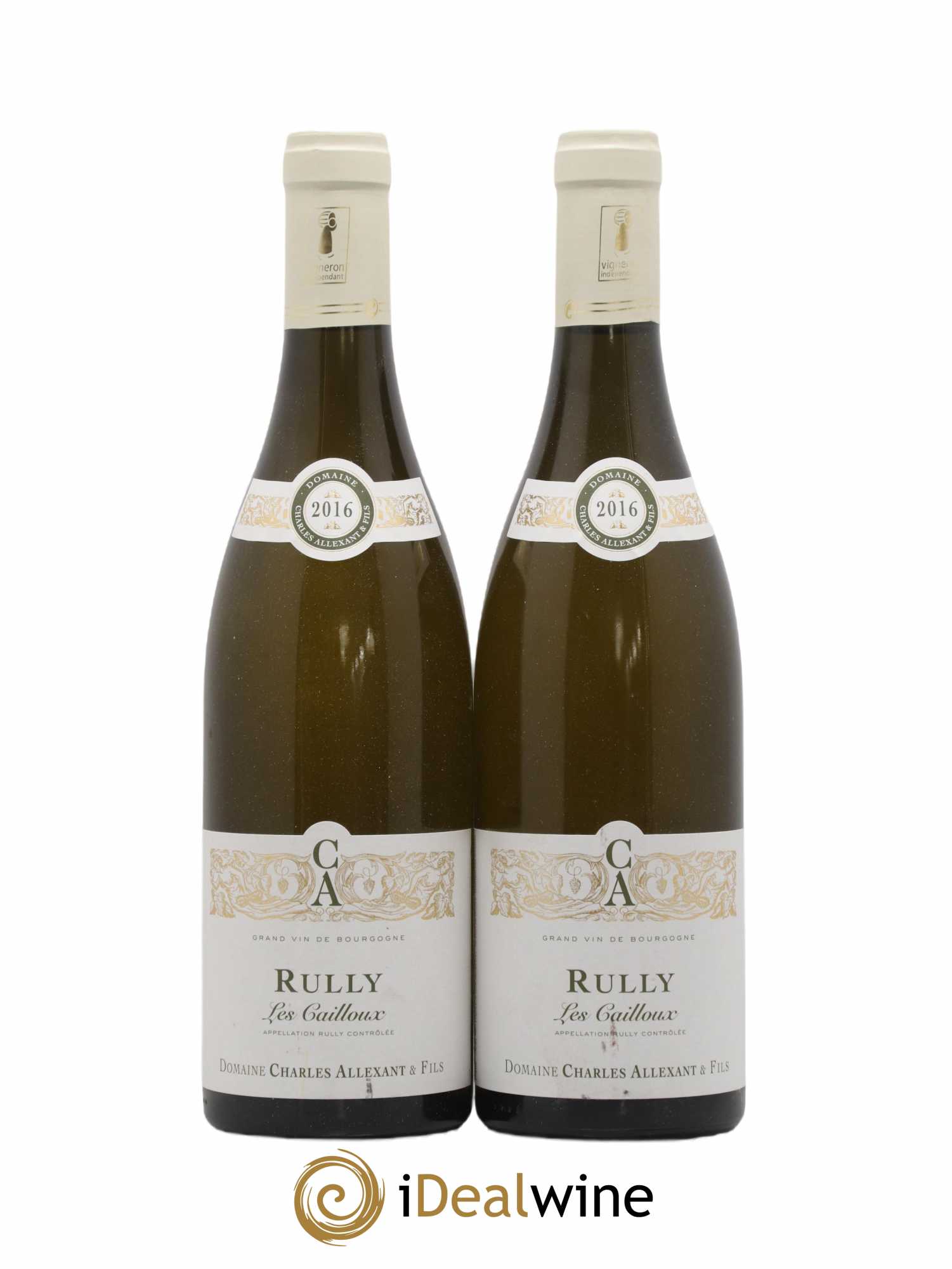 Rully Les Cailloux Charles Allexant et Fils 2016 - Posten von 2 Flaschen - 0