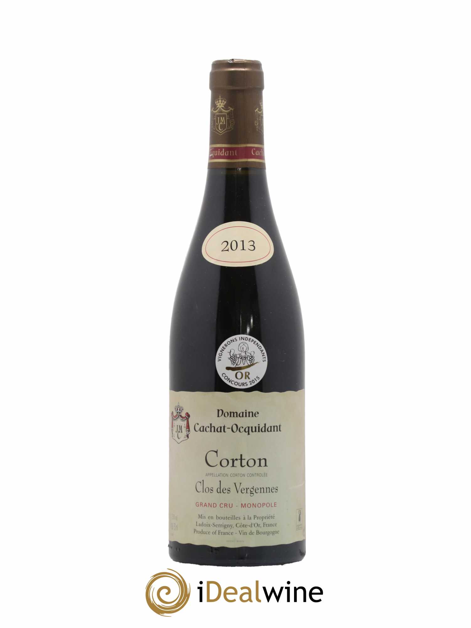 Corton Grand Cru Clos des Vergennes Monopole Cachat Ocquidant 2013 - Posten von 1 Flasche - 0