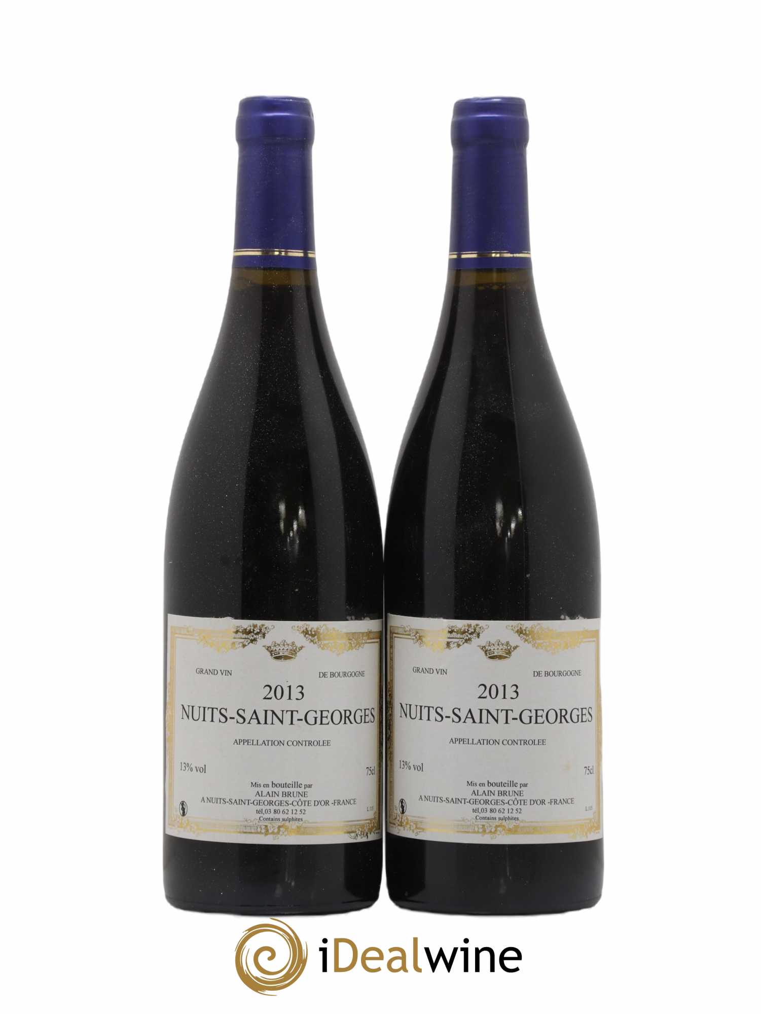 Nuits-Saint-Georges Alain Brune 2013 - Posten von 2 Flaschen - 0