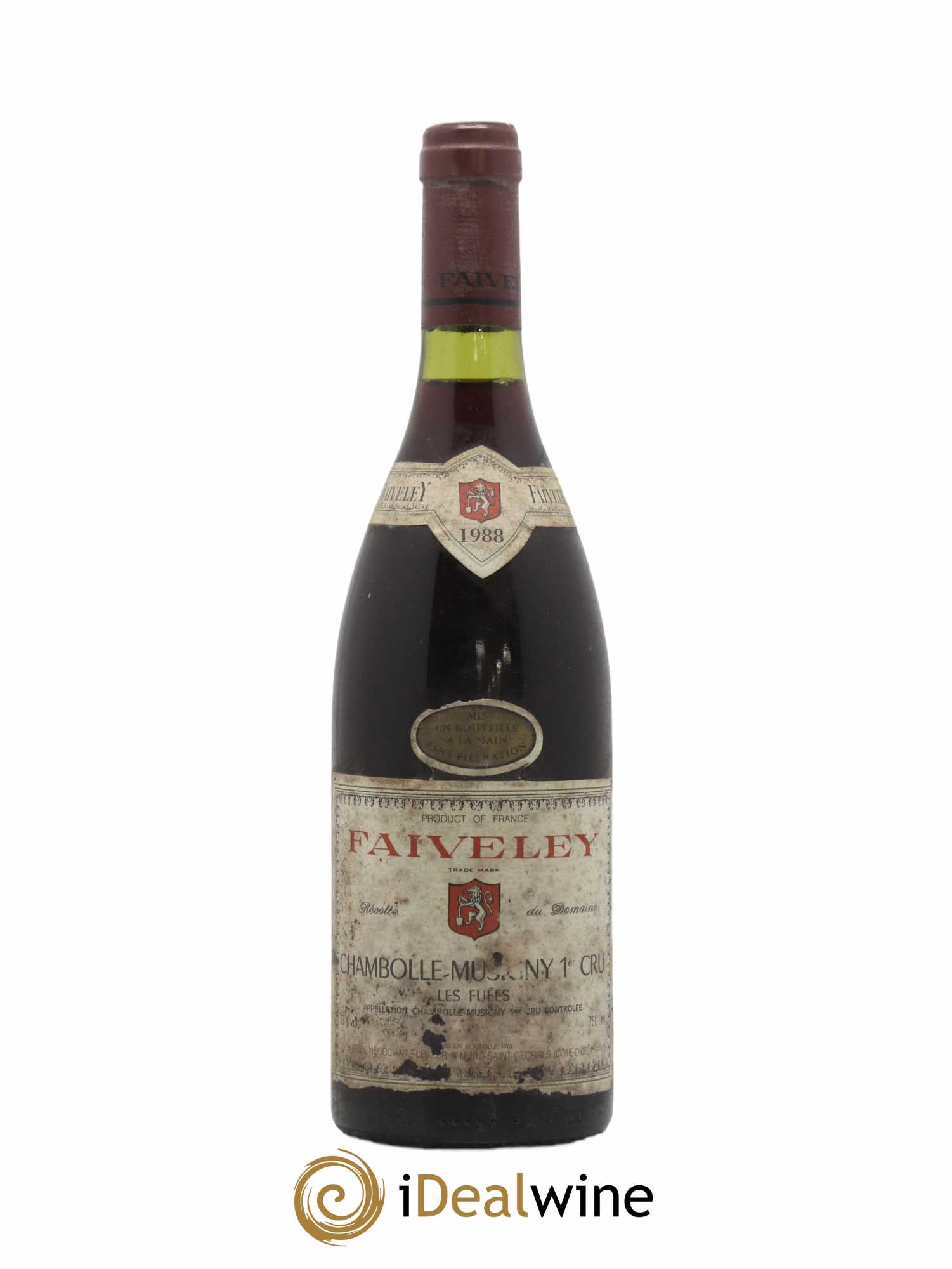 Chambolle-Musigny 1er Cru Les Fuées Faiveley 1988 - Lot de 1 bouteille - 0