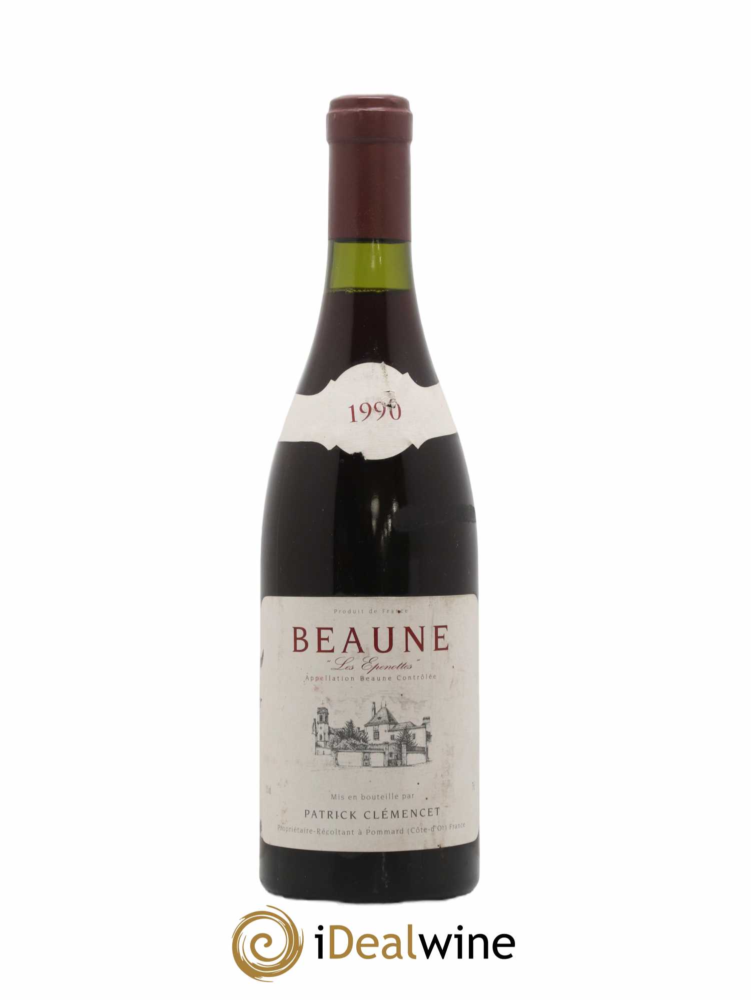 Beaune Les Epenottes Patrick Clemencet 1990 - Posten von 1 Flasche - 0