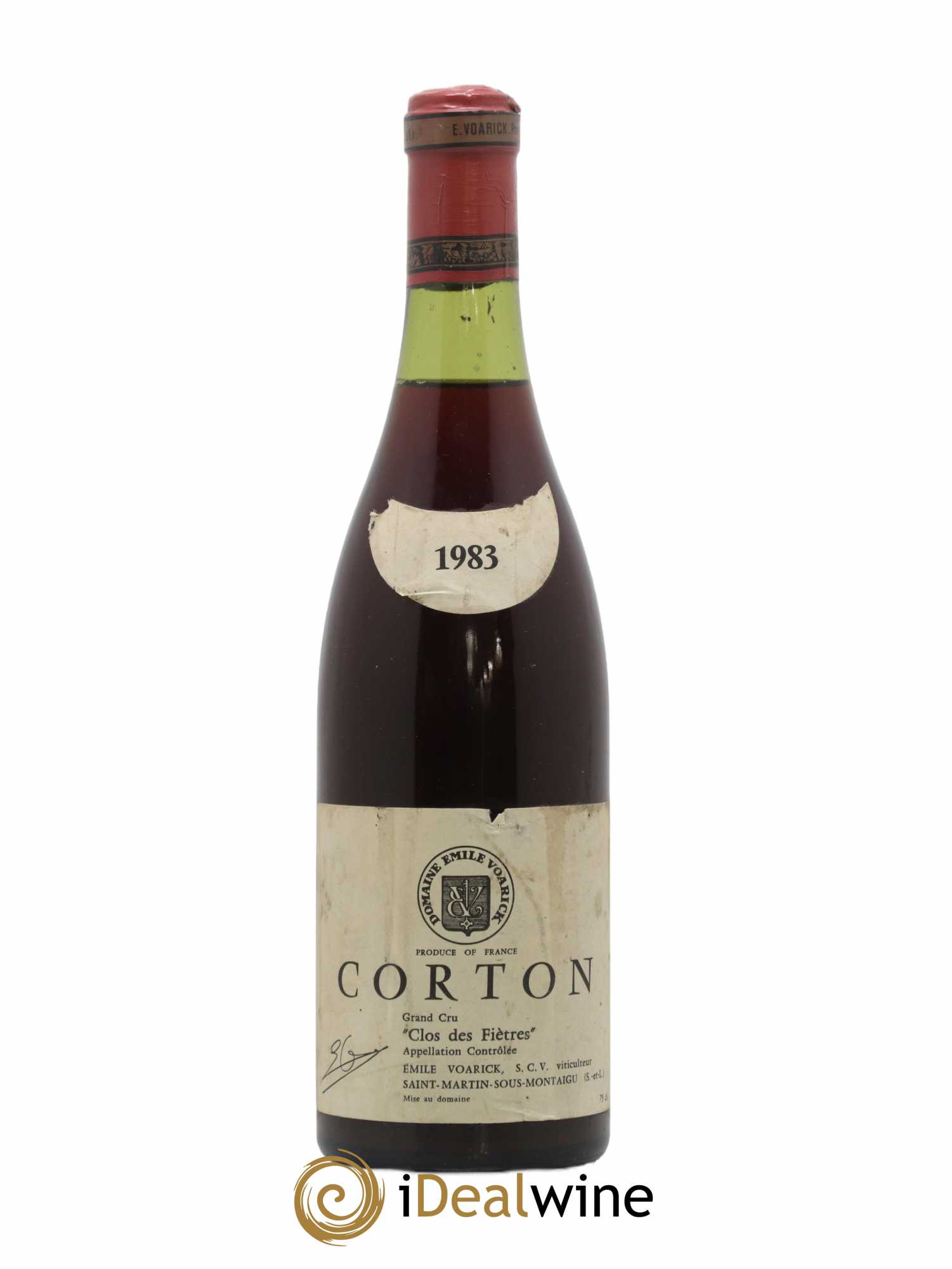 Corton Grand Cru Clos des Fiètres Emile Voarick 1983 - Posten von 1 Flasche - 0