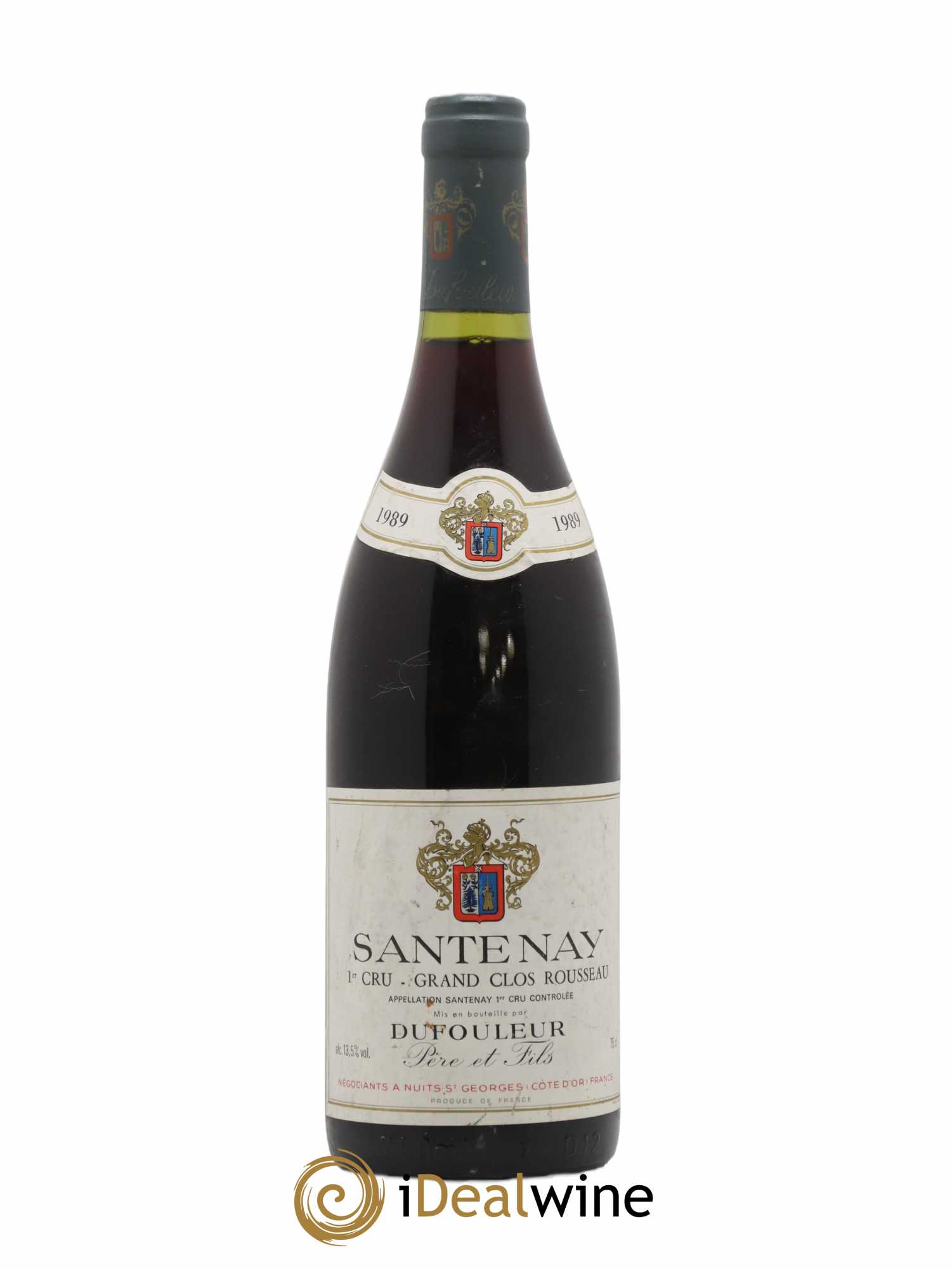 Santenay 1er Cru Grand Clos Rousseau Dufouleur 1989 - Lot de 1 bouteille - 0