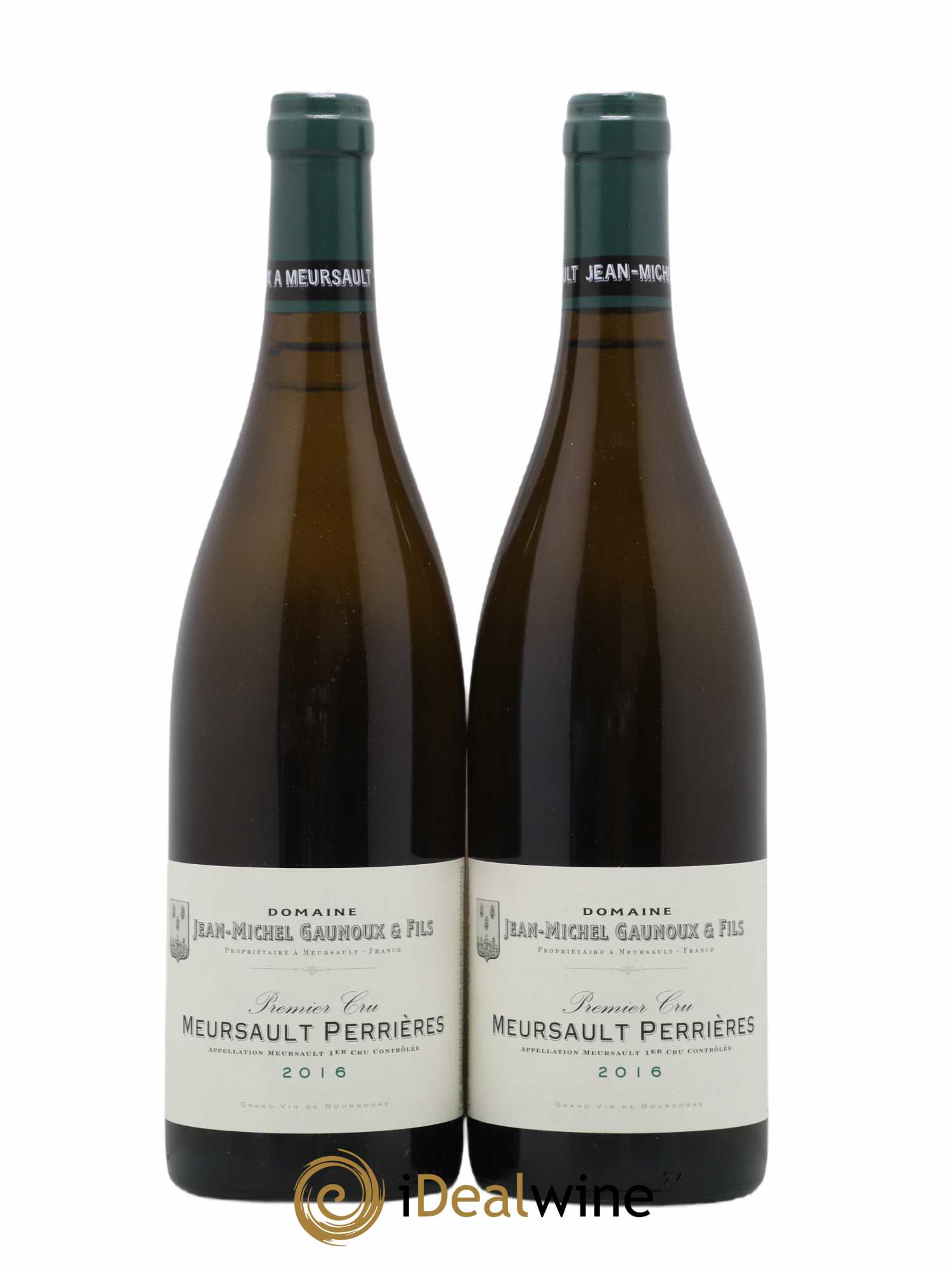 Meursault 1er Cru Perrières Jean-Michel Gaunoux 2016 - Lot de 2 bouteilles - 0