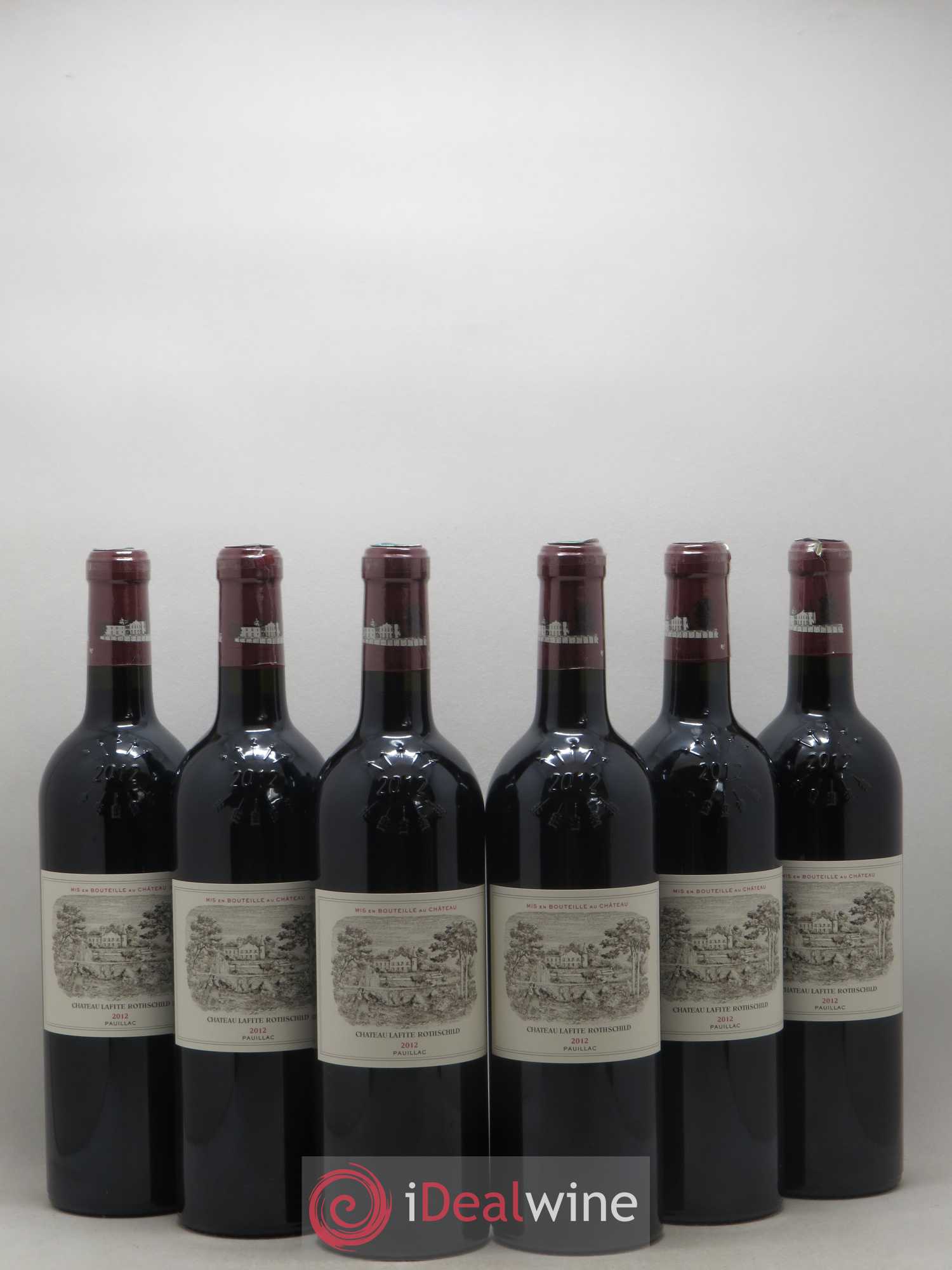 Château Lafite Rothschild 1er Grand Cru Classé 2012 - Lot de 6 bouteilles - 0