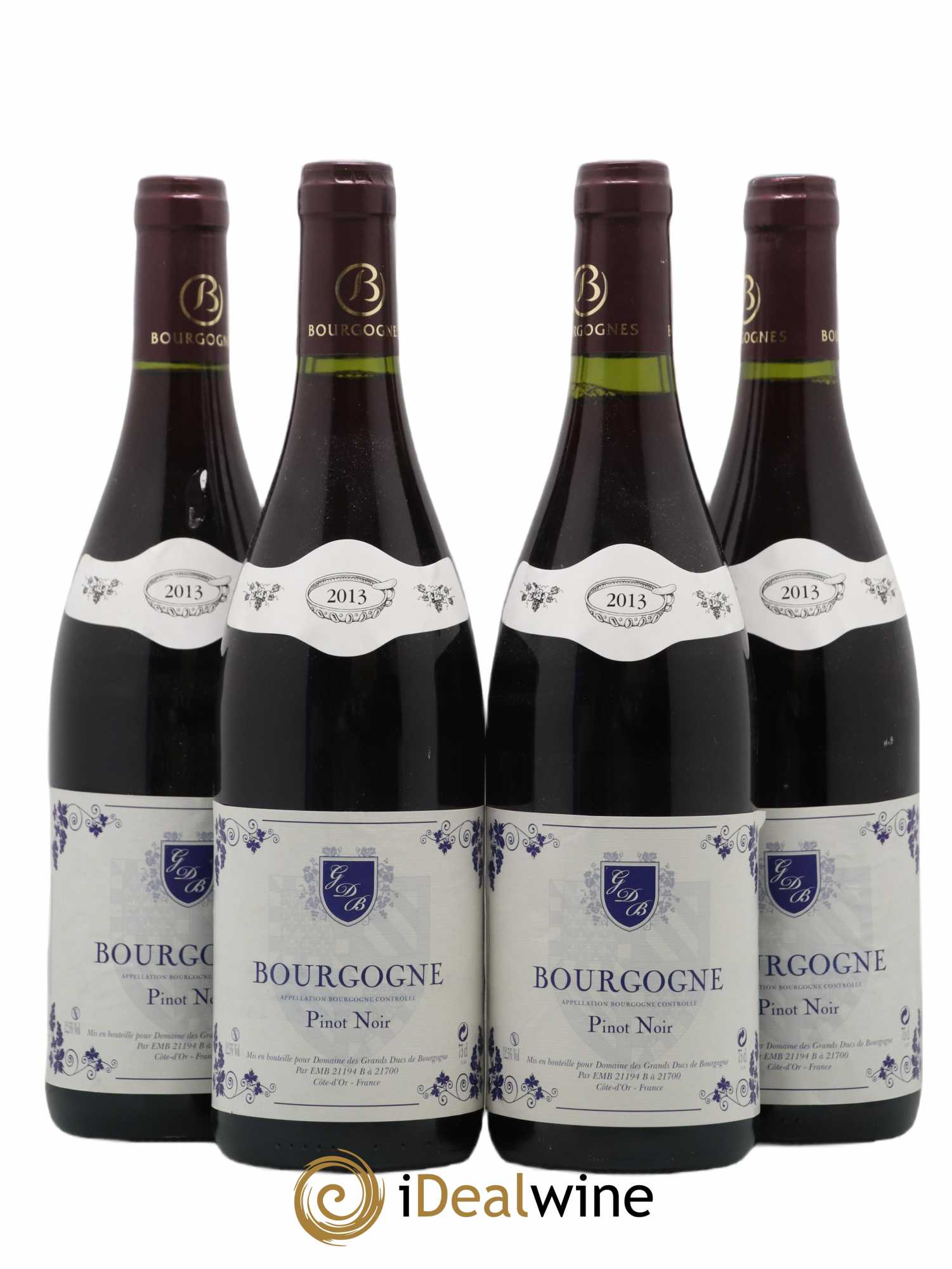 Bourgogne Grand Ducs de Bourgogne 2013 - Lot de 4 bouteilles - 0