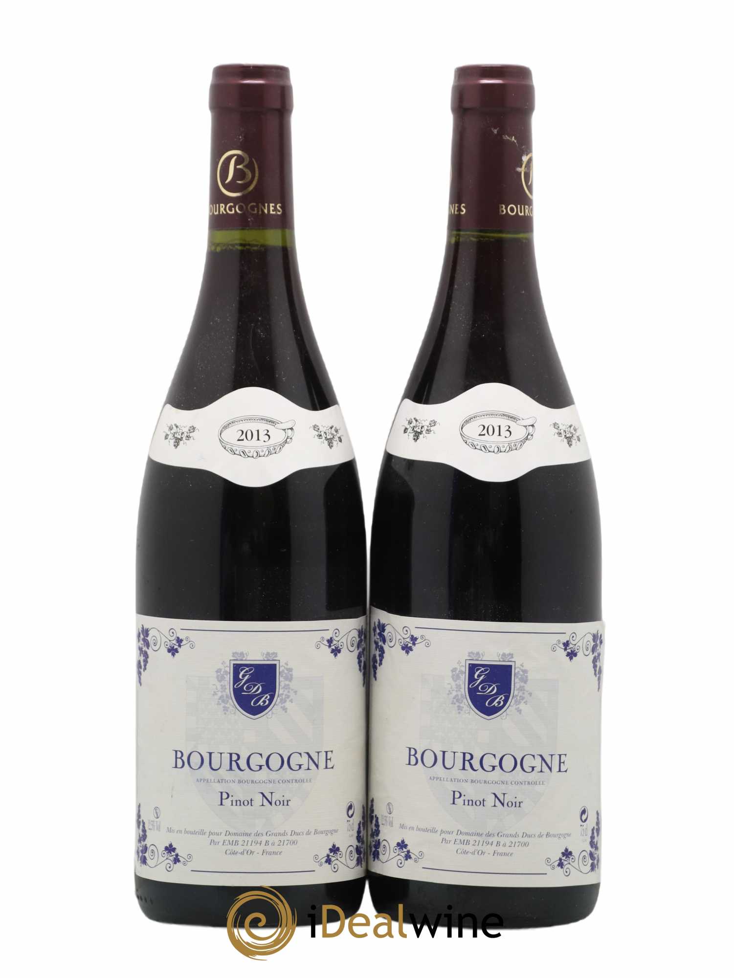 Bourgogne Grand Ducs de Bourgogne 2013 - Lot de 2 bouteilles - 0