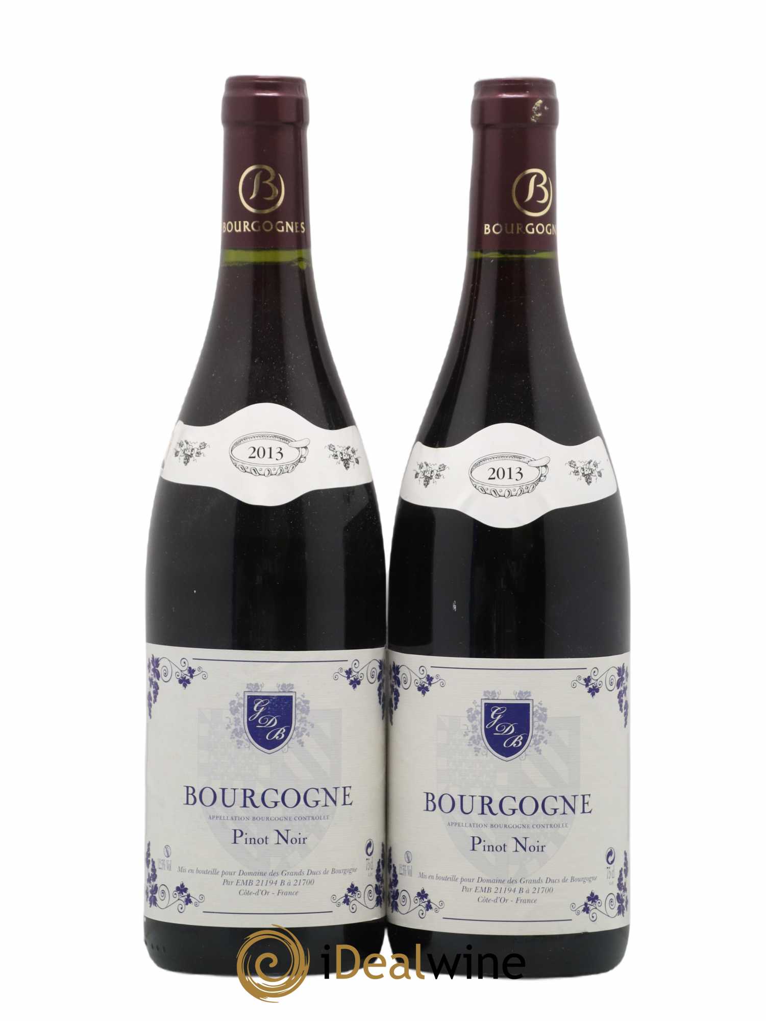 Bourgogne Grand Ducs de Bourgogne 2013 - Lot de 2 bouteilles - 0