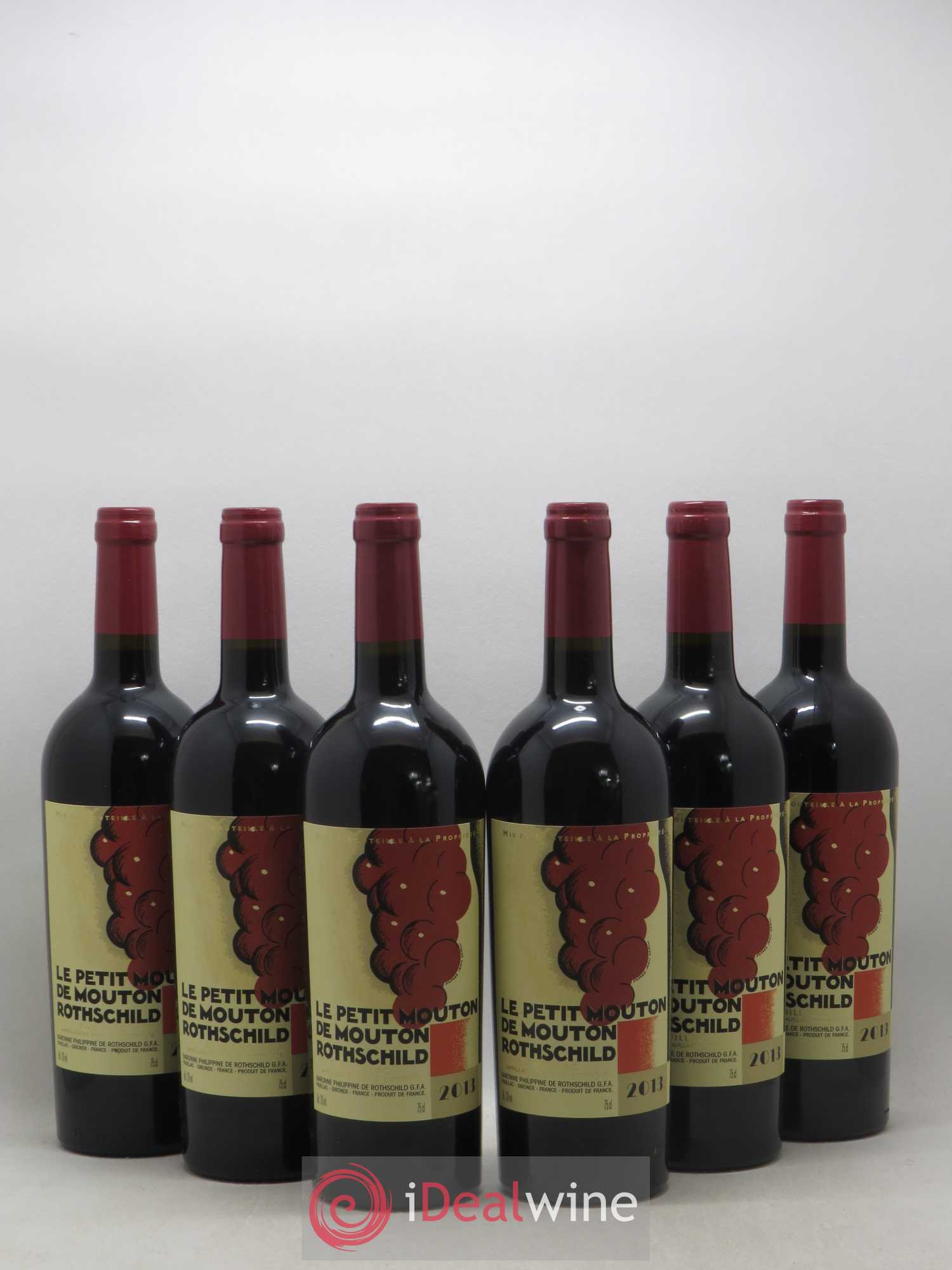 Petit Mouton Second Vin 2013 - Lot de 6 bouteilles - 0