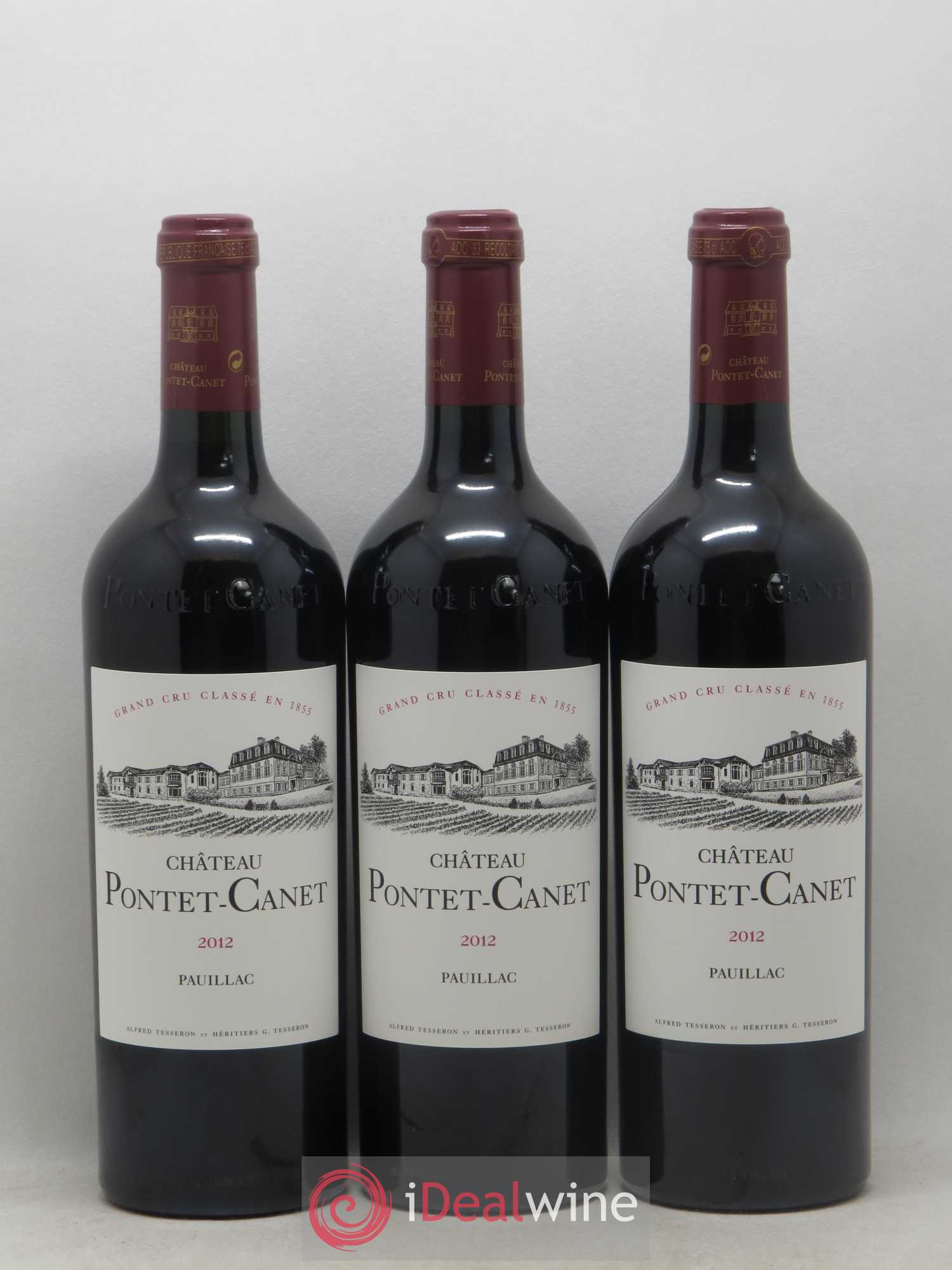 Château Pontet Canet 5ème Grand Cru Classé 2012 - Lot de 12 bouteilles - 2