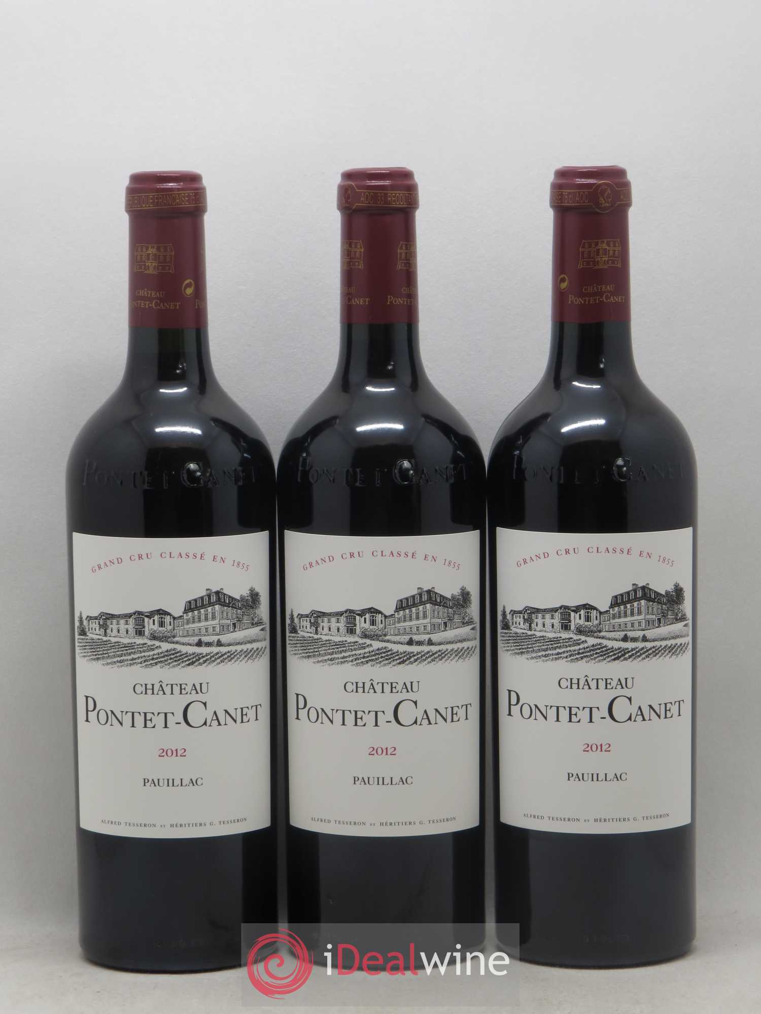 Château Pontet Canet 5ème Grand Cru Classé 2012 - Lot de 12 bouteilles - 3