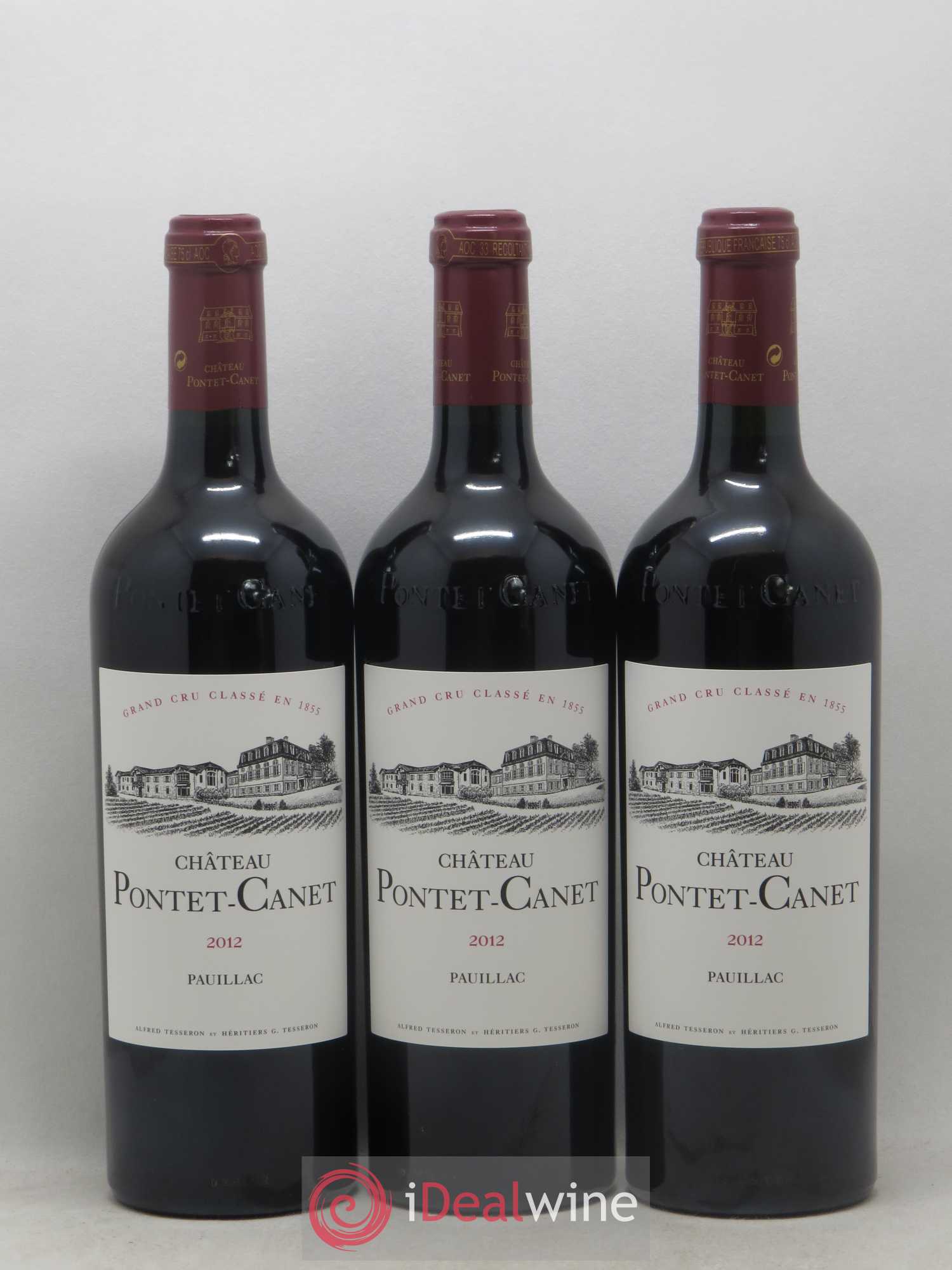 Château Pontet Canet 5ème Grand Cru Classé 2012 - Lot de 12 bouteilles - 4