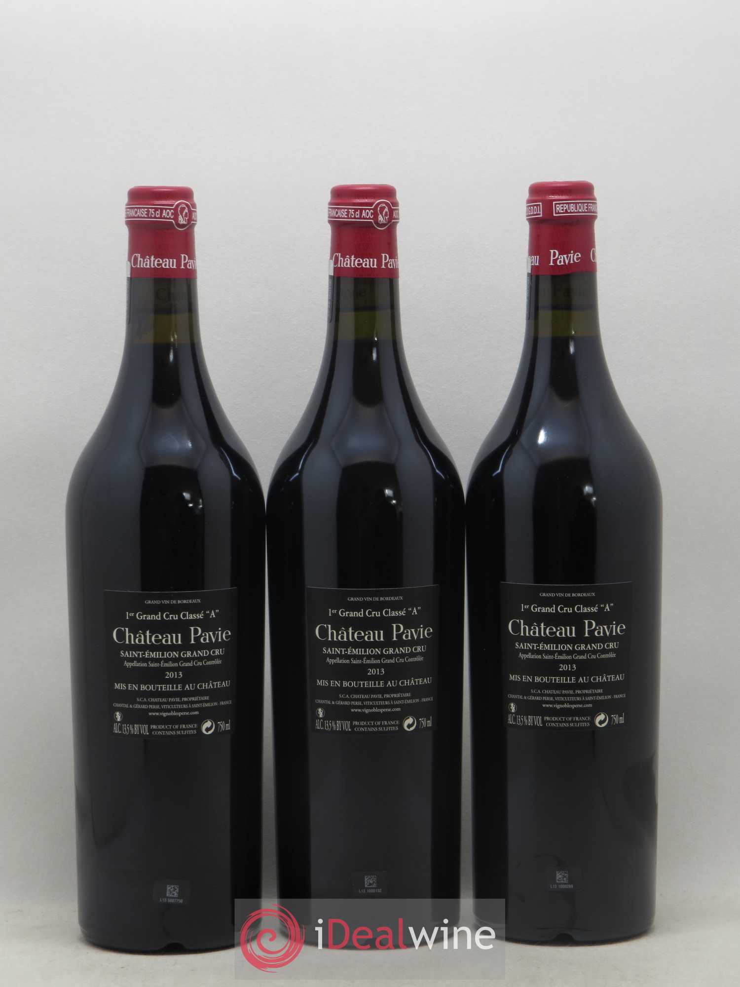 Château Pavie 1er Grand Cru Classé A 2013 - Lot de 12 bouteilles - 6