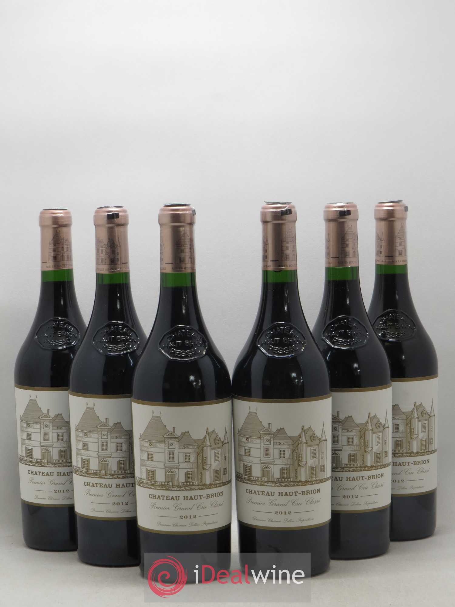 Château Haut Brion 1er Grand Cru Classé 2012 - Lot de 6 bouteilles - 0