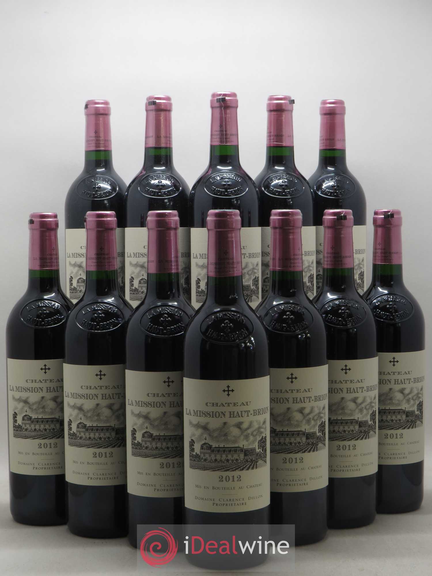 Château la Mission Haut-Brion Cru Classé de Graves 2012 - Lot de 12 bouteilles - 0