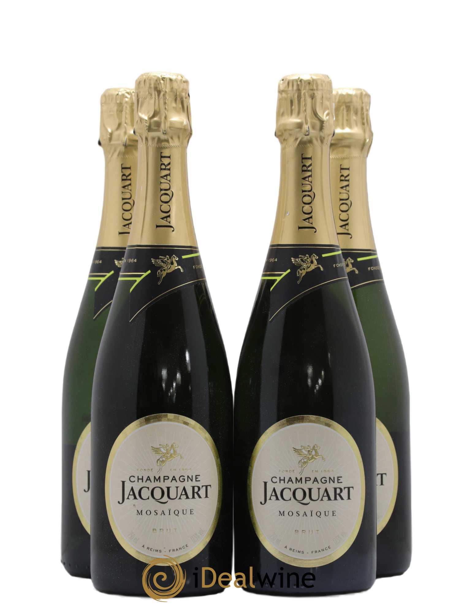 Champagne Mosaïque Brut Jacquart - Posten von 4 Flaschen - 0