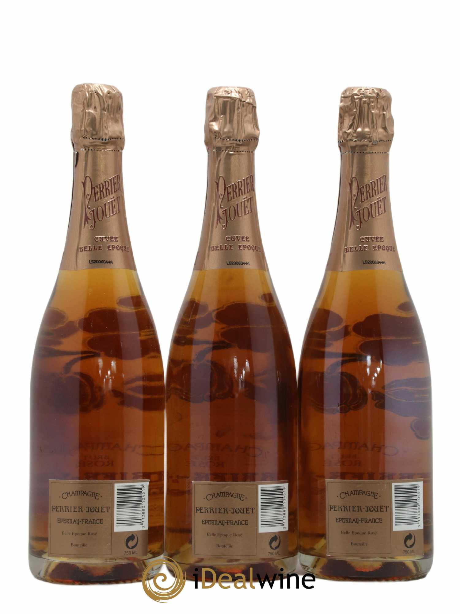 Cuvée Belle Epoque Perrier-Jouët 1988 - Lot de 3 bouteilles - 1