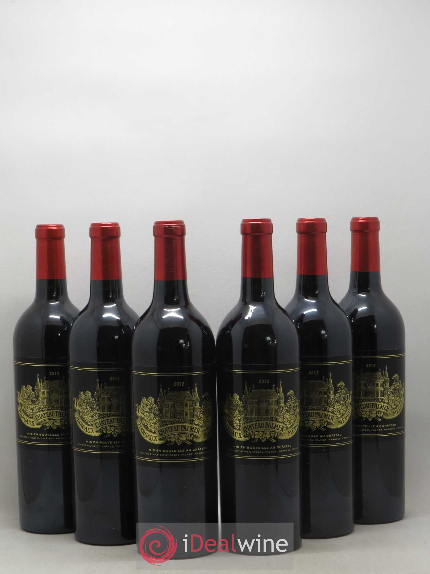 Château Palmer 3ème Grand Cru Classé 2012 - Lot de 6 bouteilles - 0