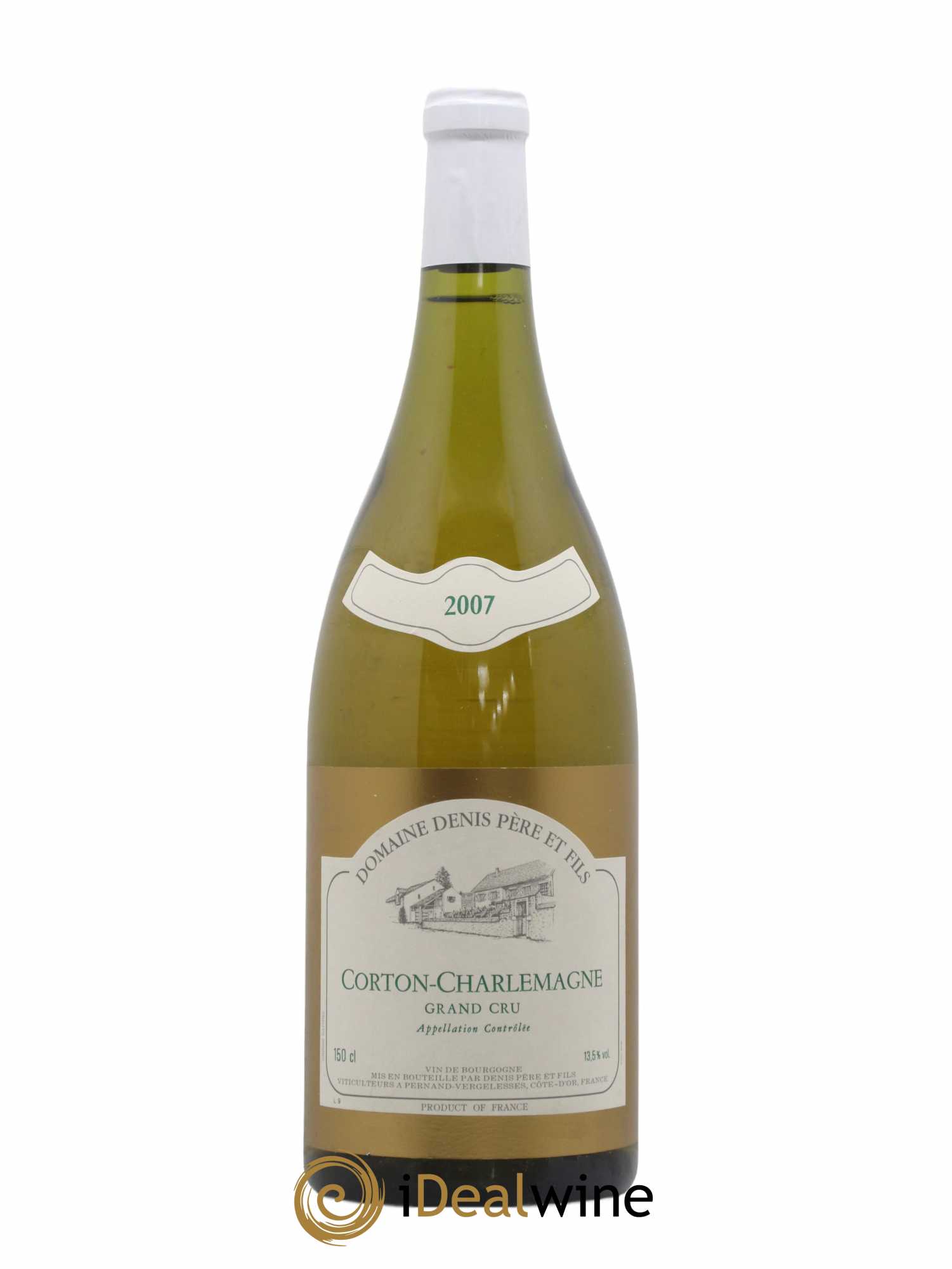 Corton-Charlemagne Grand Cru Denis Père et Fils 2007 - Posten von 1 Magnum - 0