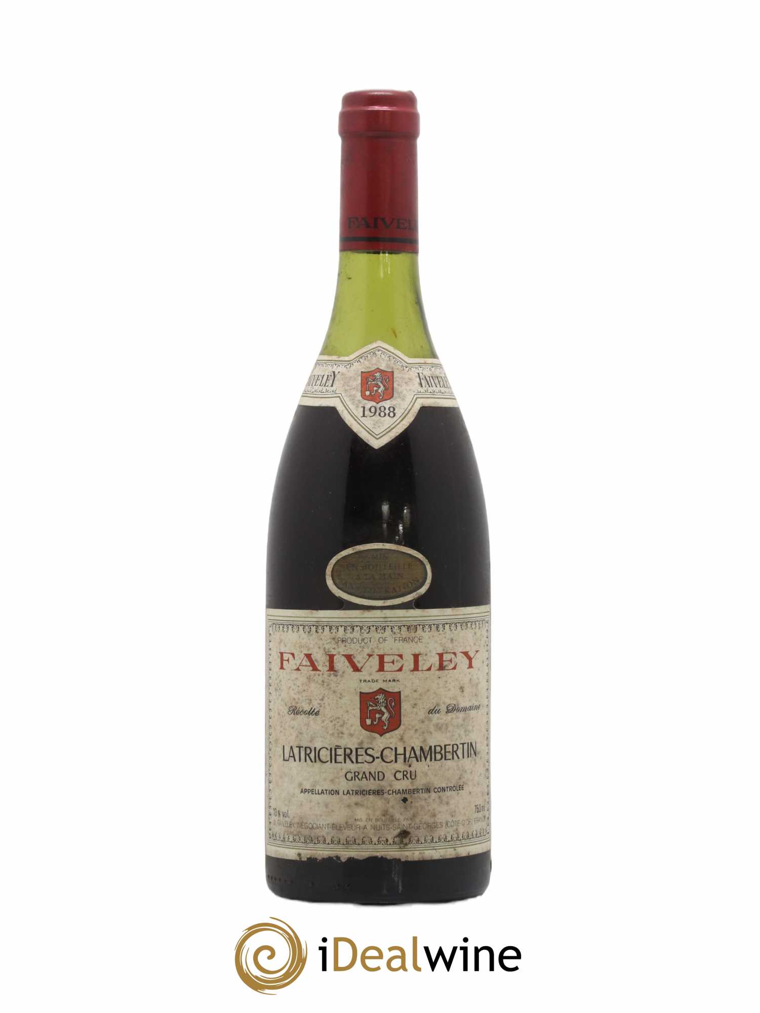 Latricières-Chambertin Grand Cru Faiveley 1988 - Lot de 1 bouteille - 0