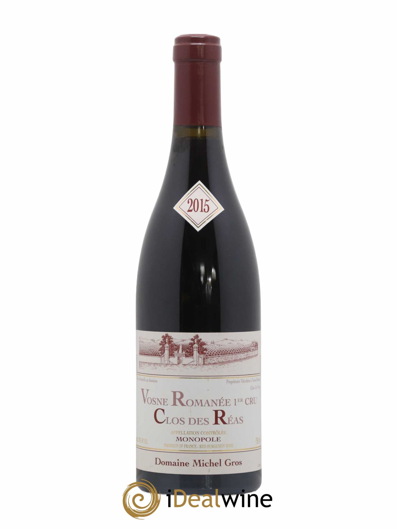 Vosne-Romanée 1er Cru Clos des Réas Michel Gros 2015 - Lot de 1 bouteille - 0